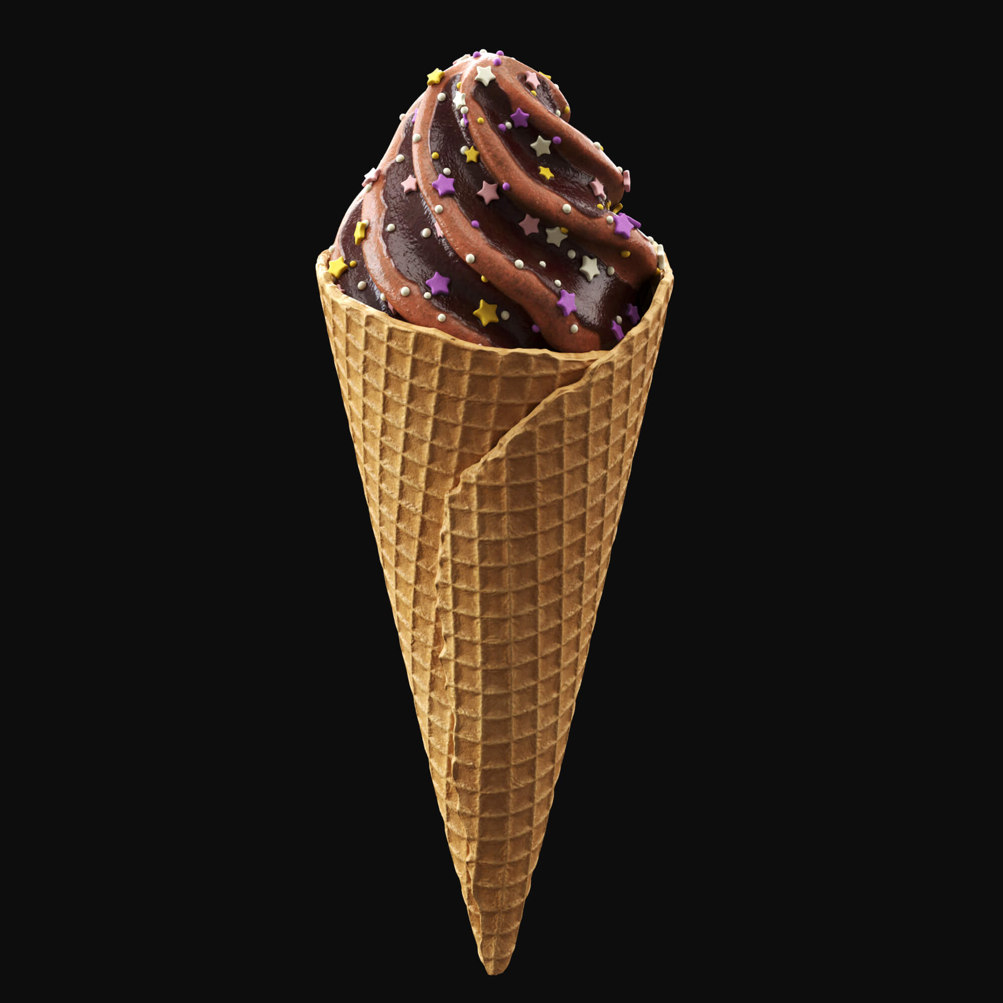 Ice Cream Cones 3v Props Daz Content