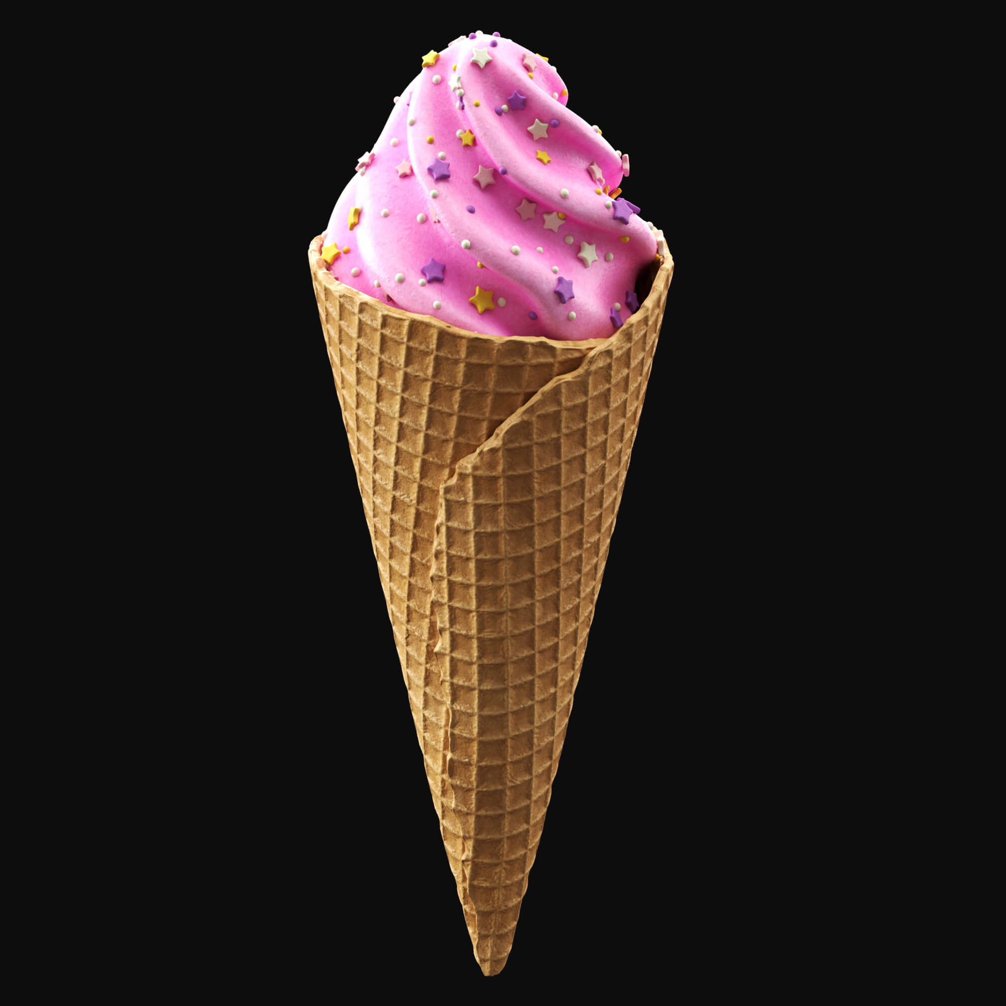 Ice Cream Cones 3v Props Daz Content