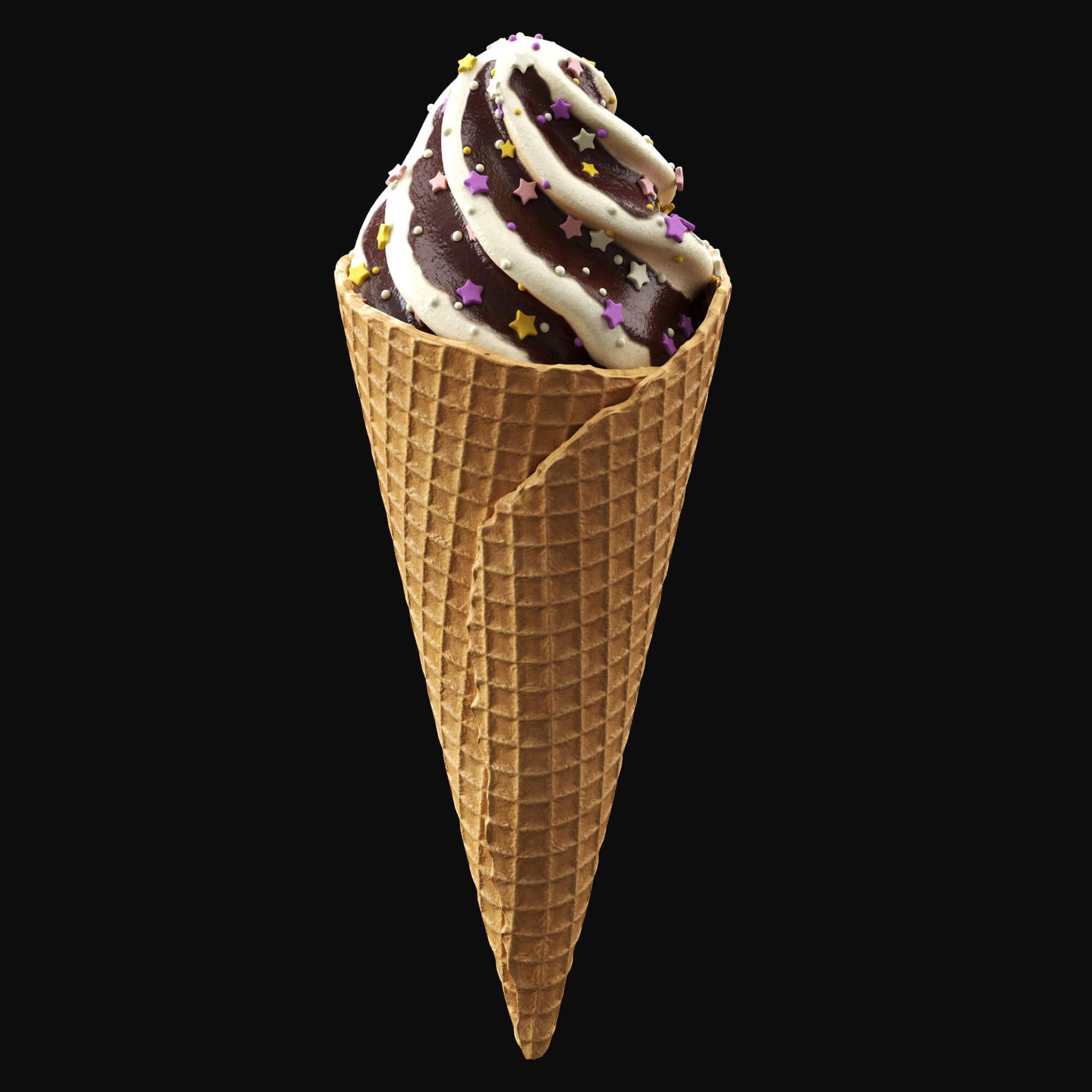 Ice Cream Cones 3v Props Daz Content