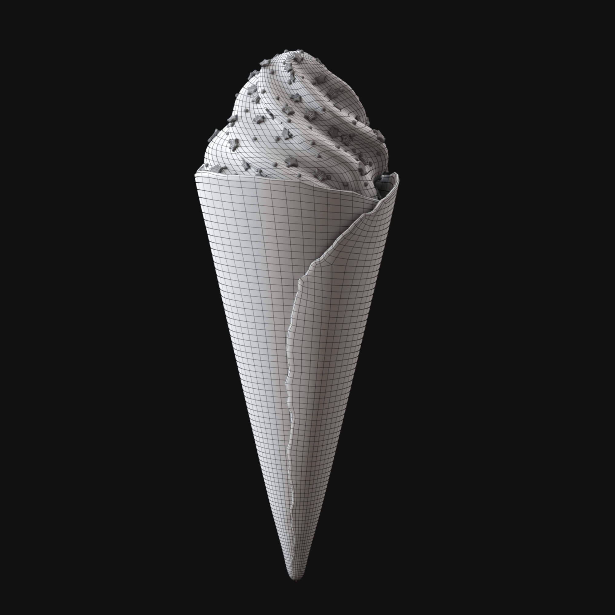 Ice Cream Cones 3v Props Daz Content