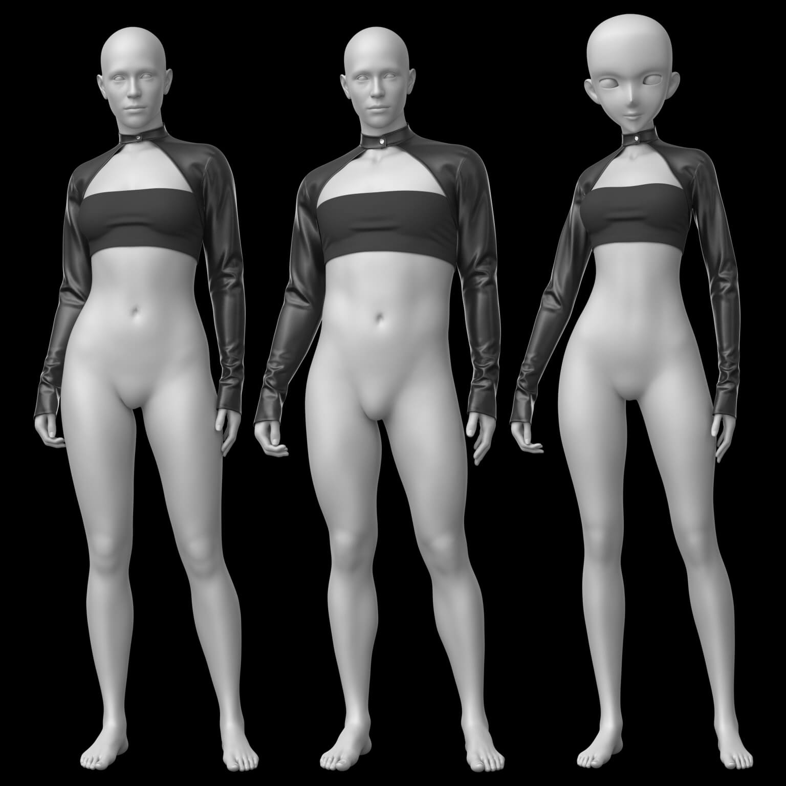 Jacket Sleeve and Top 09v G9 G8F Daz Content