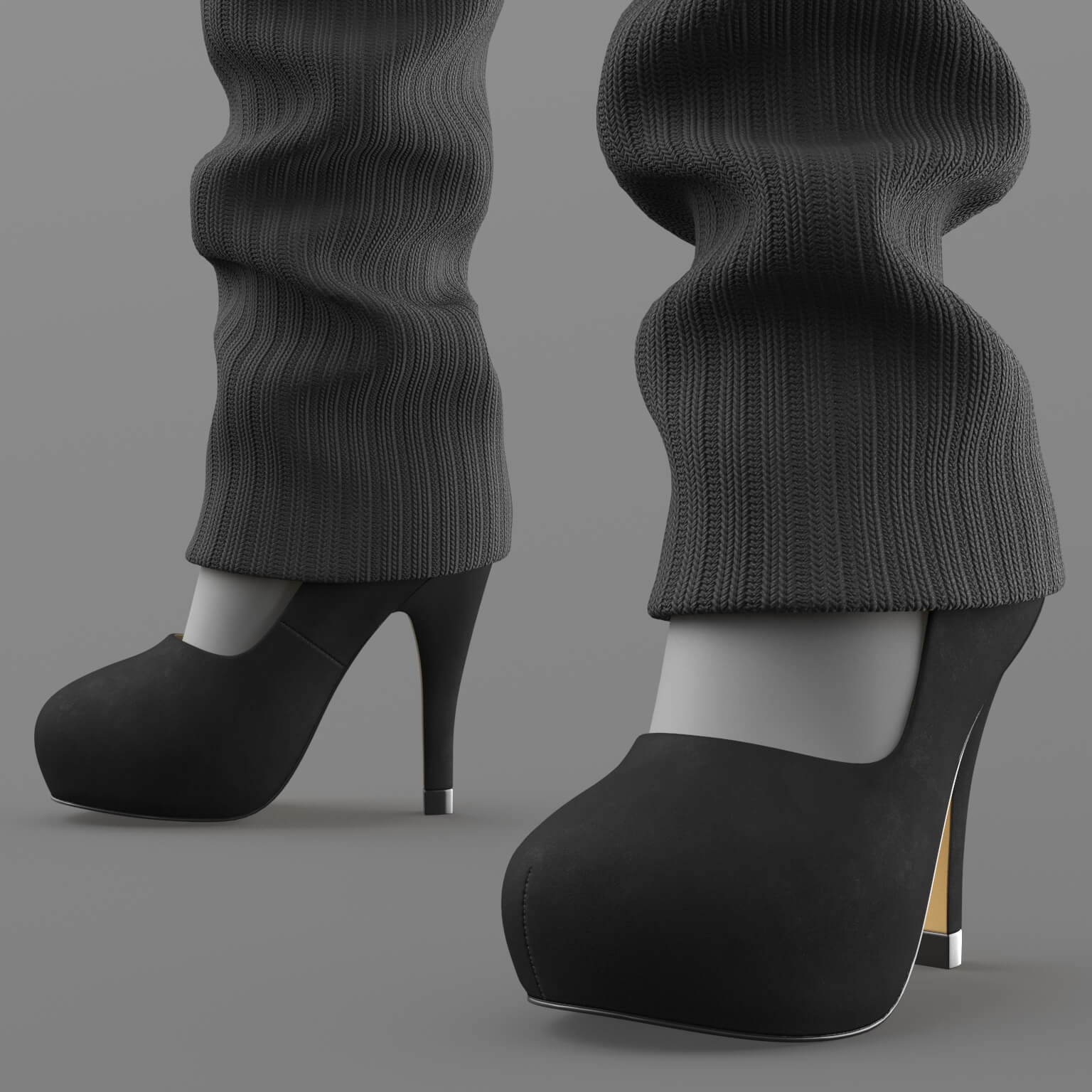 Knee Socks and Shoes 1v G8 Female Daz Content