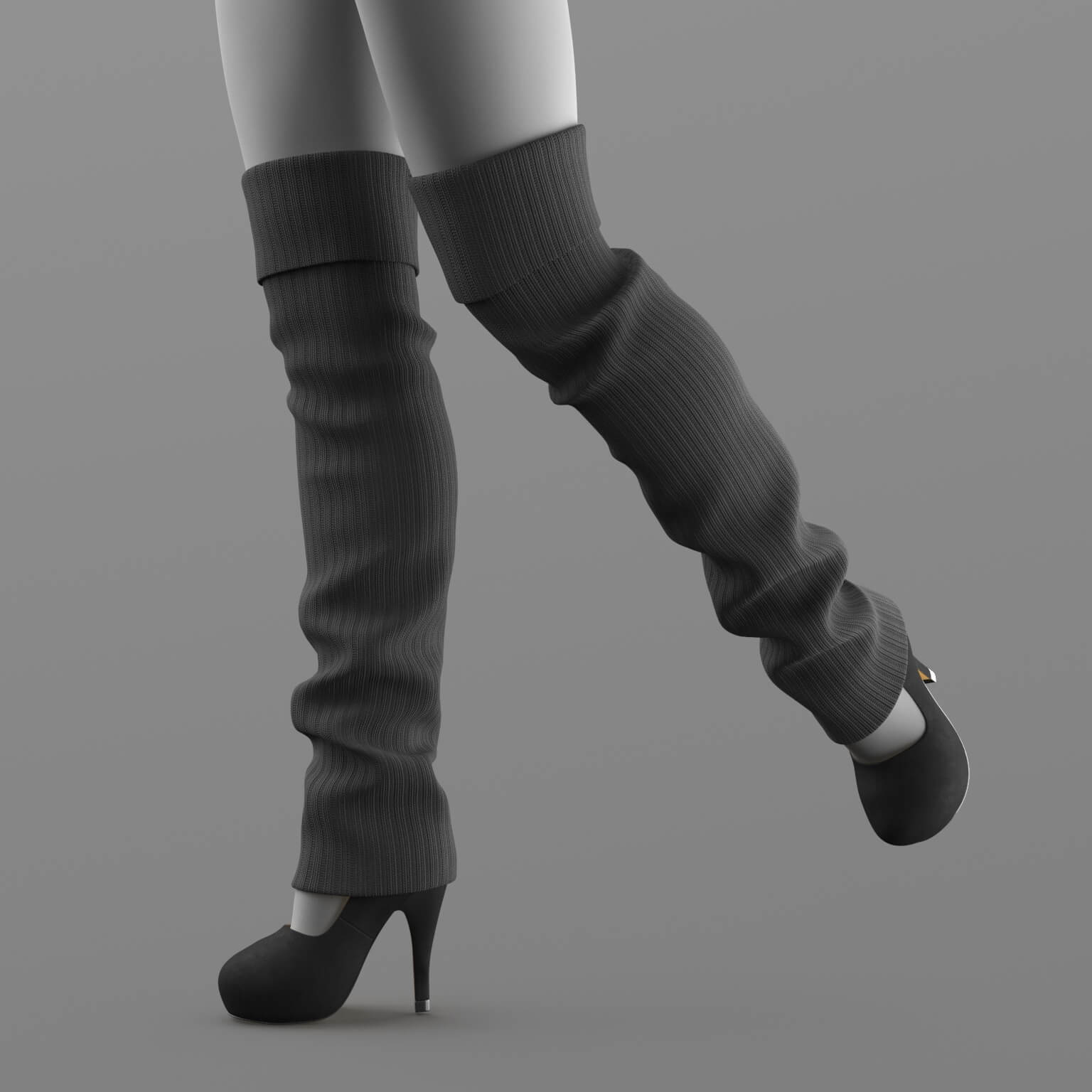 Knee Socks and Shoes 1v G8 Female Daz Content