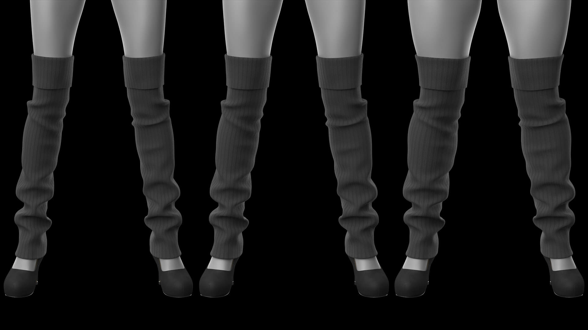 Knee Socks and Shoes 1v G8 Female Daz Content