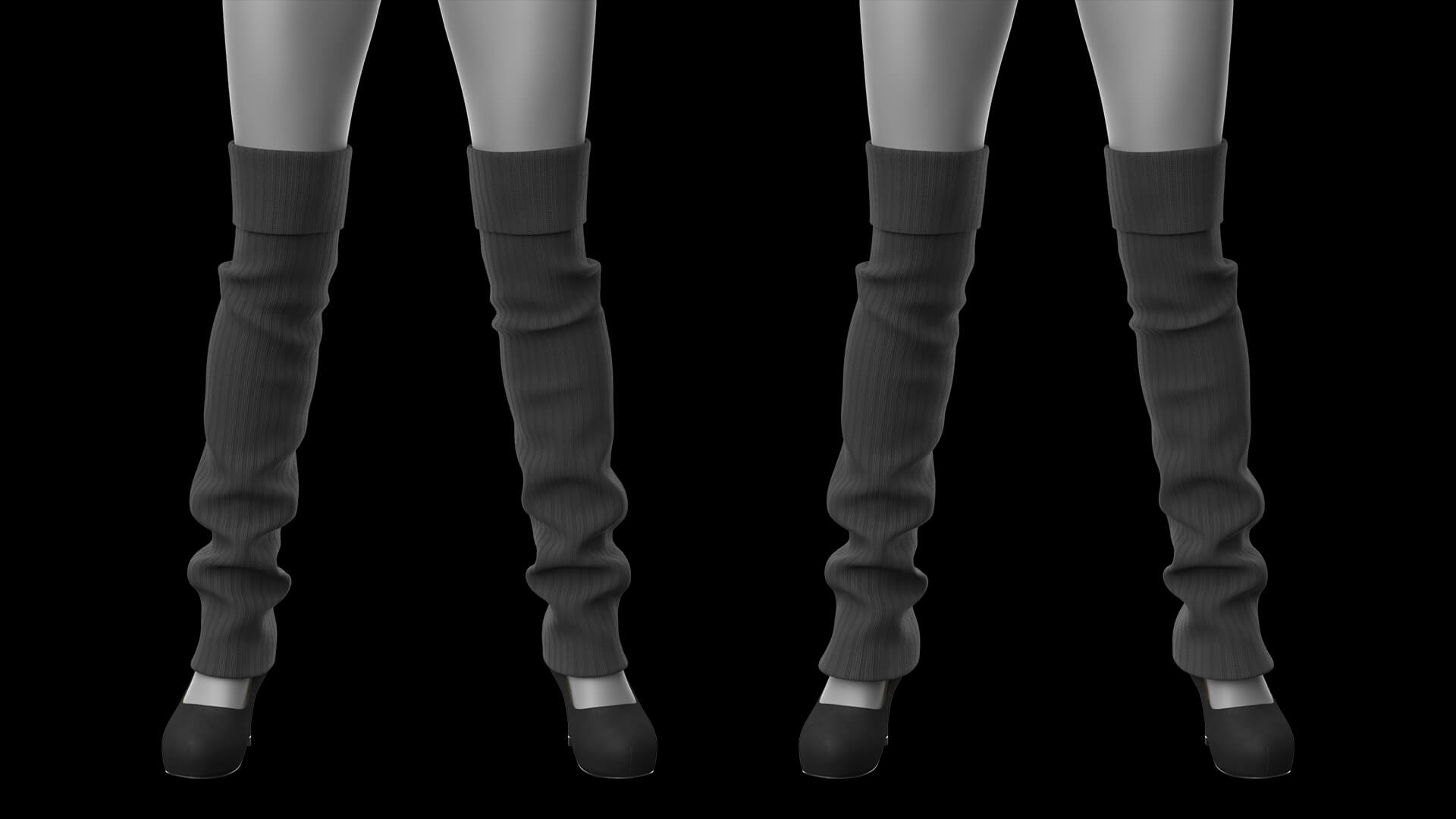 Knee Socks and Shoes 1v G8 Female Daz Content