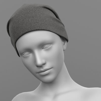 Knit Cap 1v G8 Female