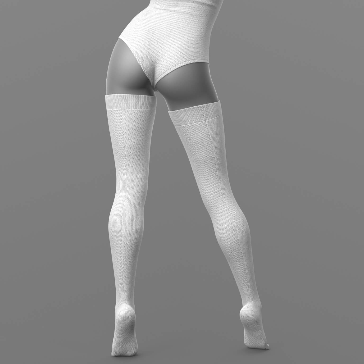 Knitted Bodysuit and Stockings G8 Female Daz Content