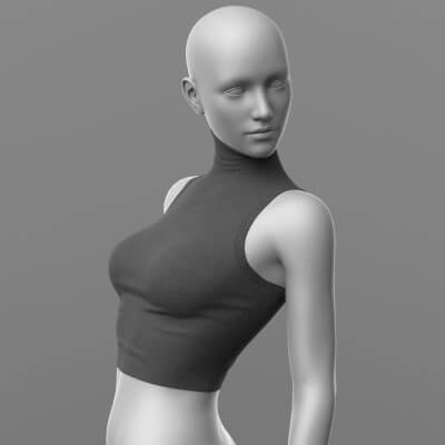 Knitted Top 2v G8 Female