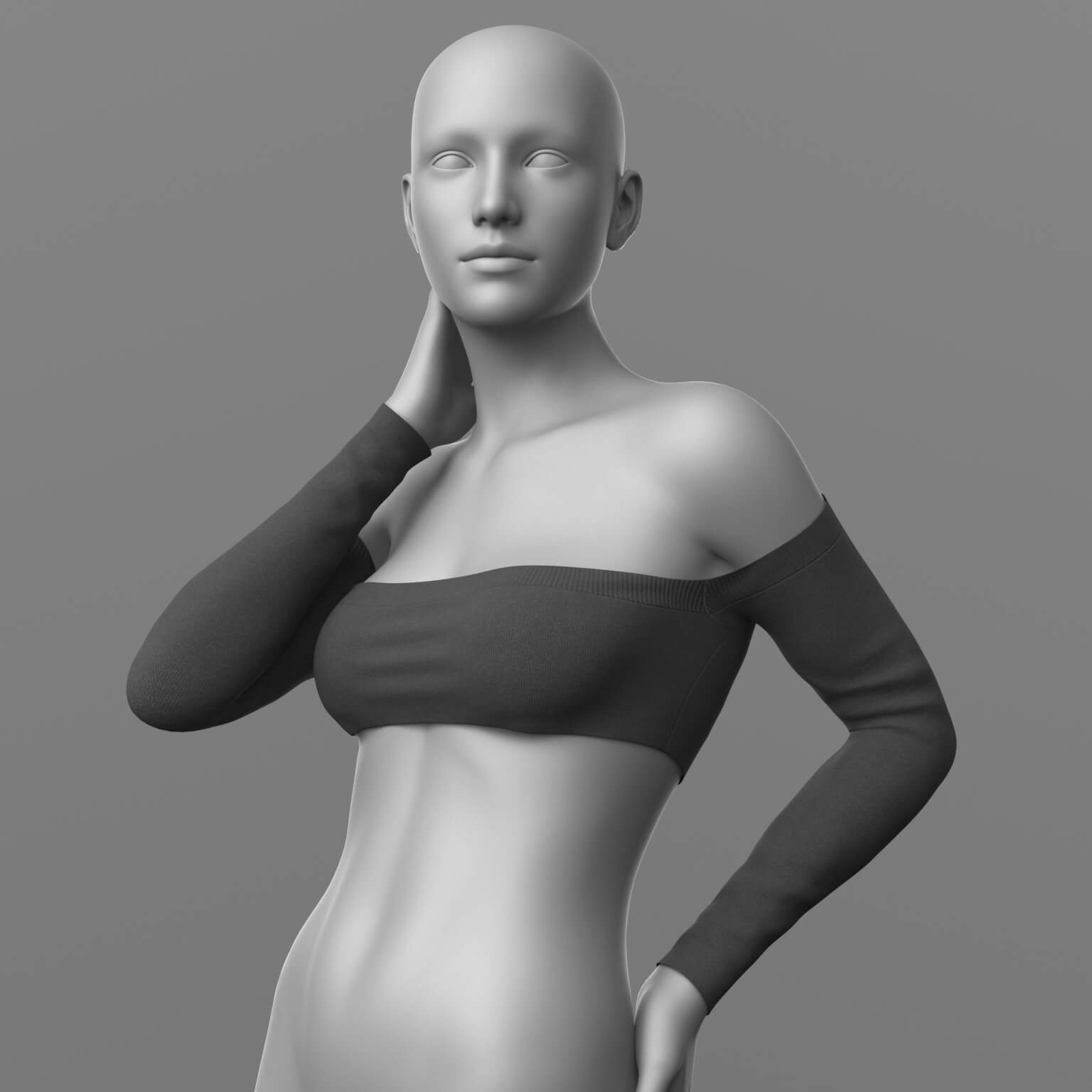 Knitted Top G9 G8 Daz Content