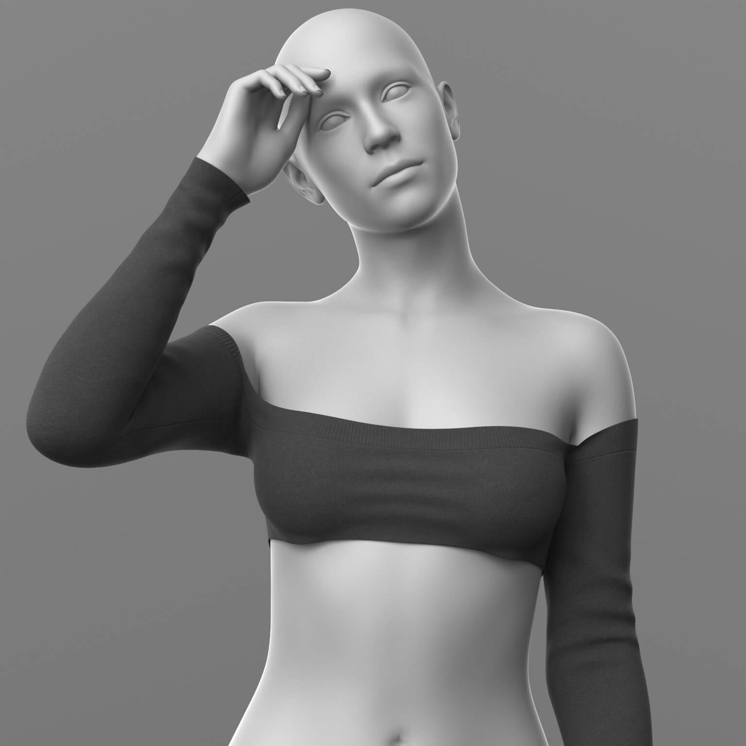 Knitted Top G9 Daz Content