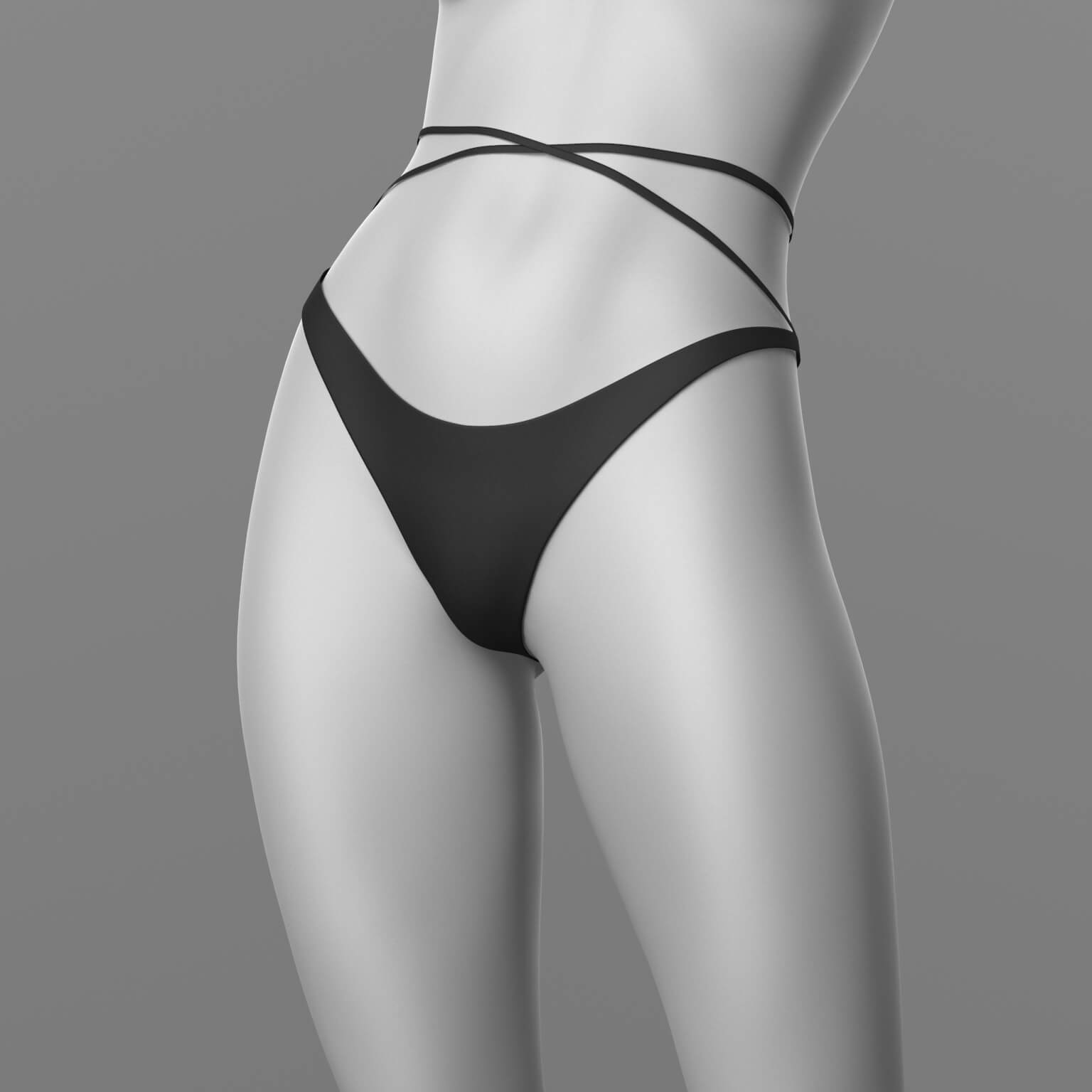 Short Shirt Top 06v and Lace Panties G8 Female Daz Content