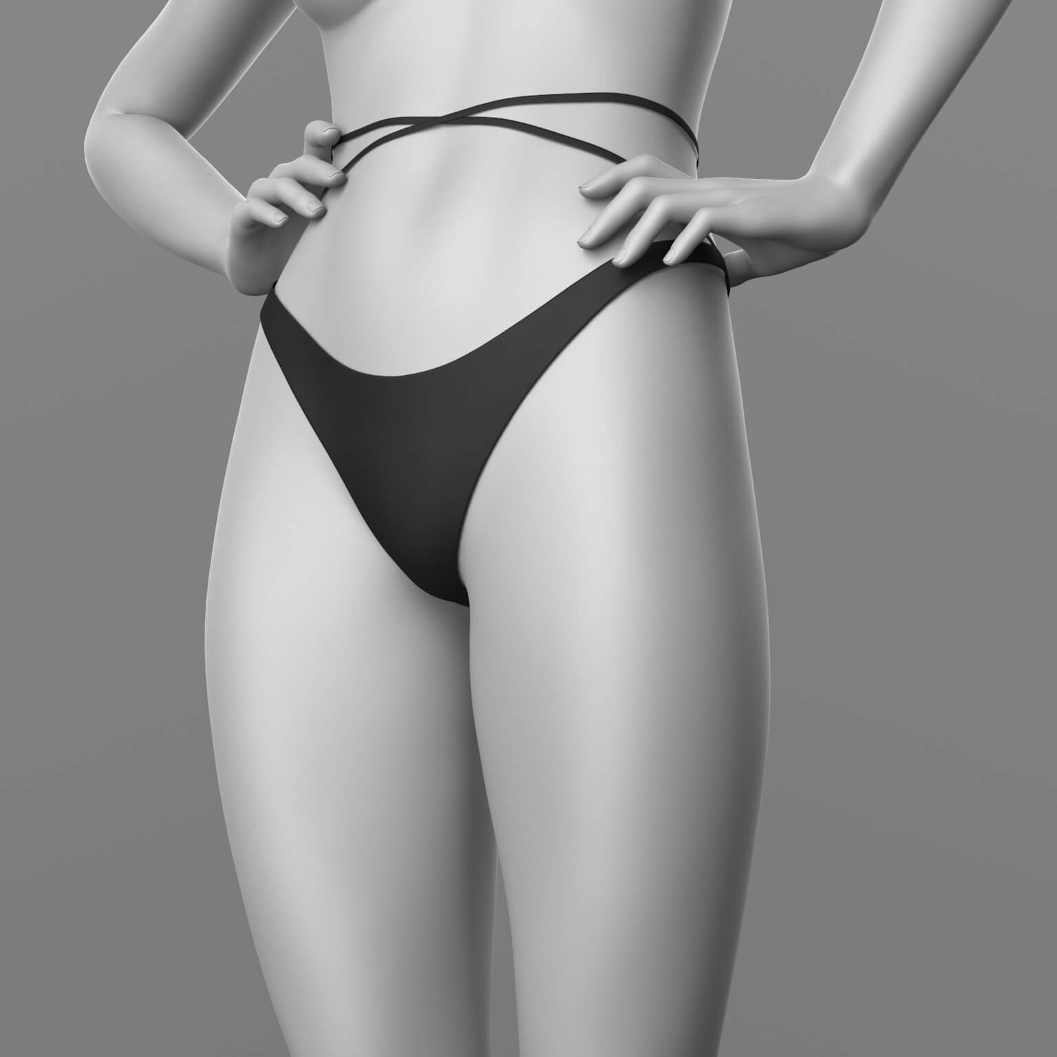 Short Shirt Top 06v and Lace Panties G8 Female Daz Content