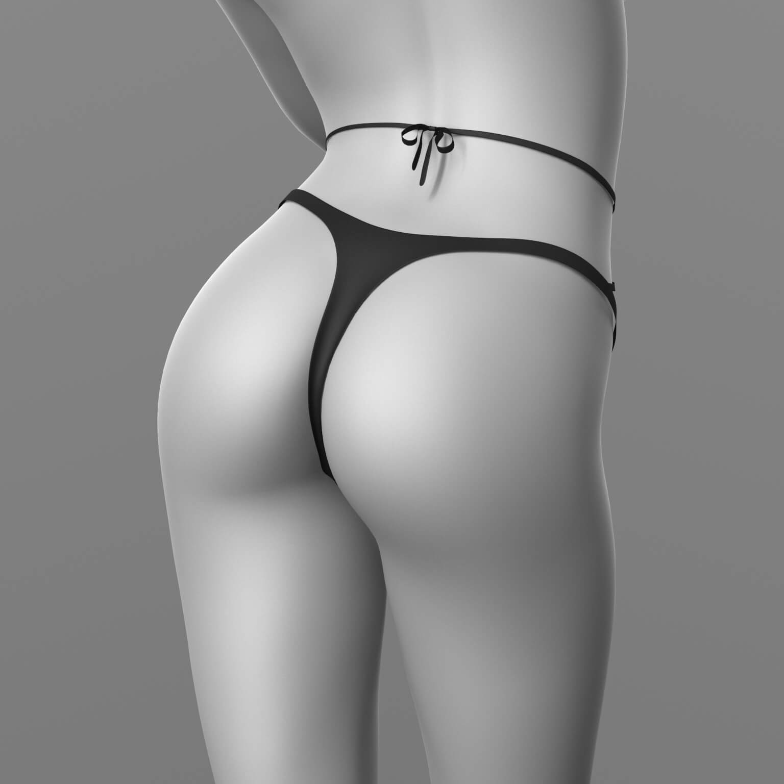 Short Shirt Top 06v and Lace Panties G8 Female Daz Content