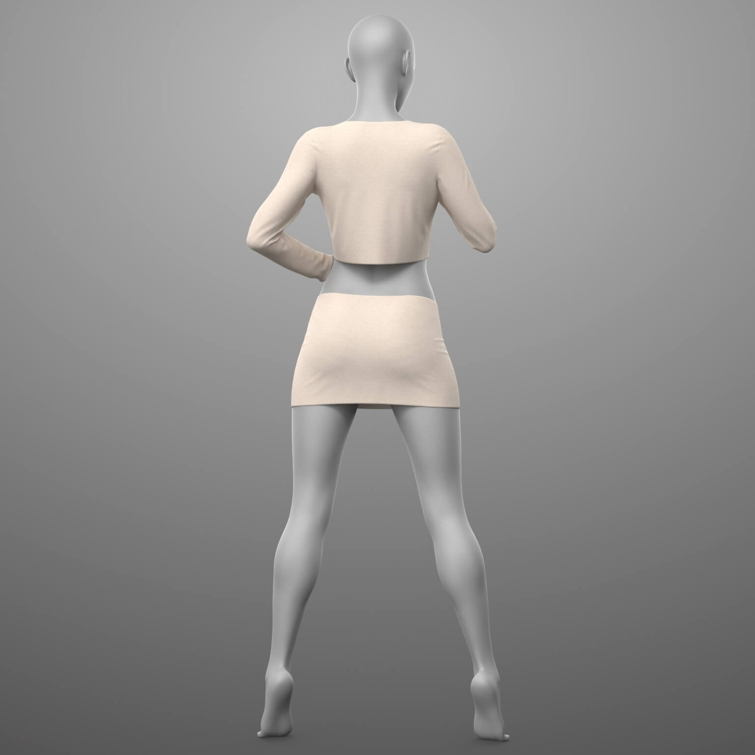 Lace Top and Skirt G8 Female Daz Content