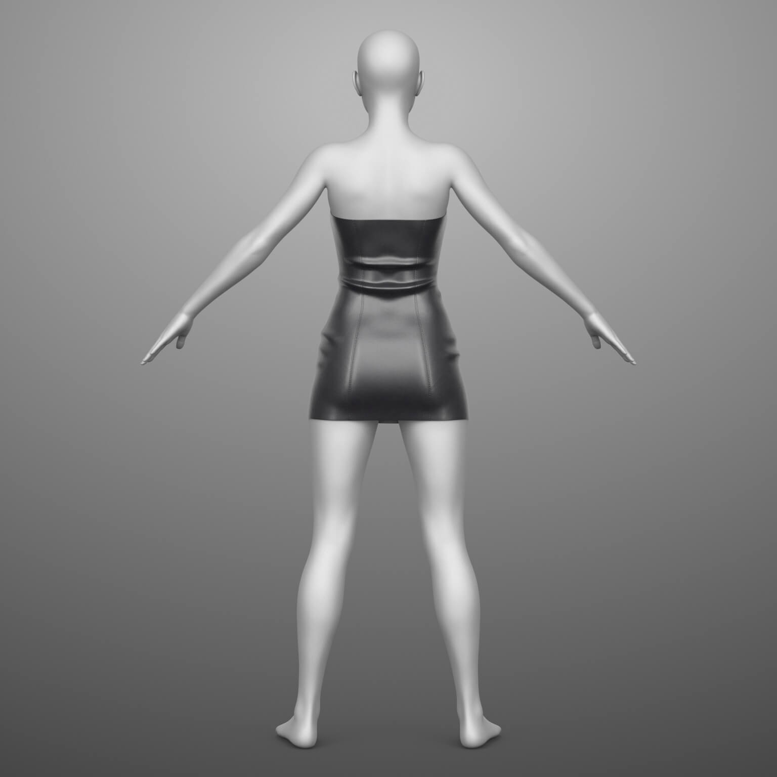 Leather Dress G8 Female Daz Content
