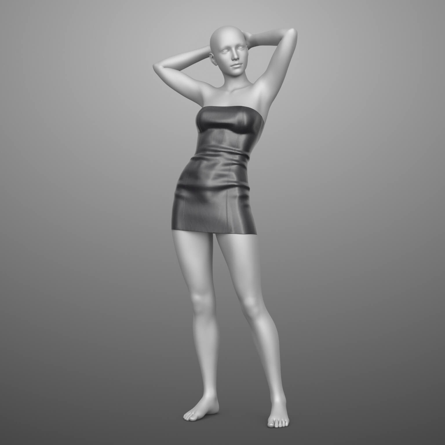 Leather Dress G8 Female Daz Content
