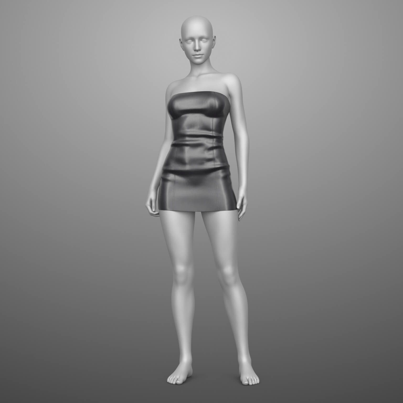 Leather Dress G8 Female Daz Content