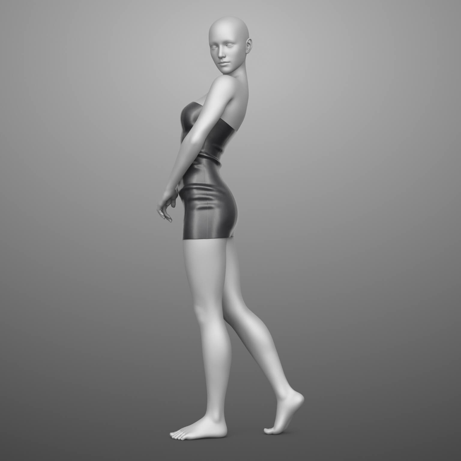 Leather Dress G8 Female Daz Content