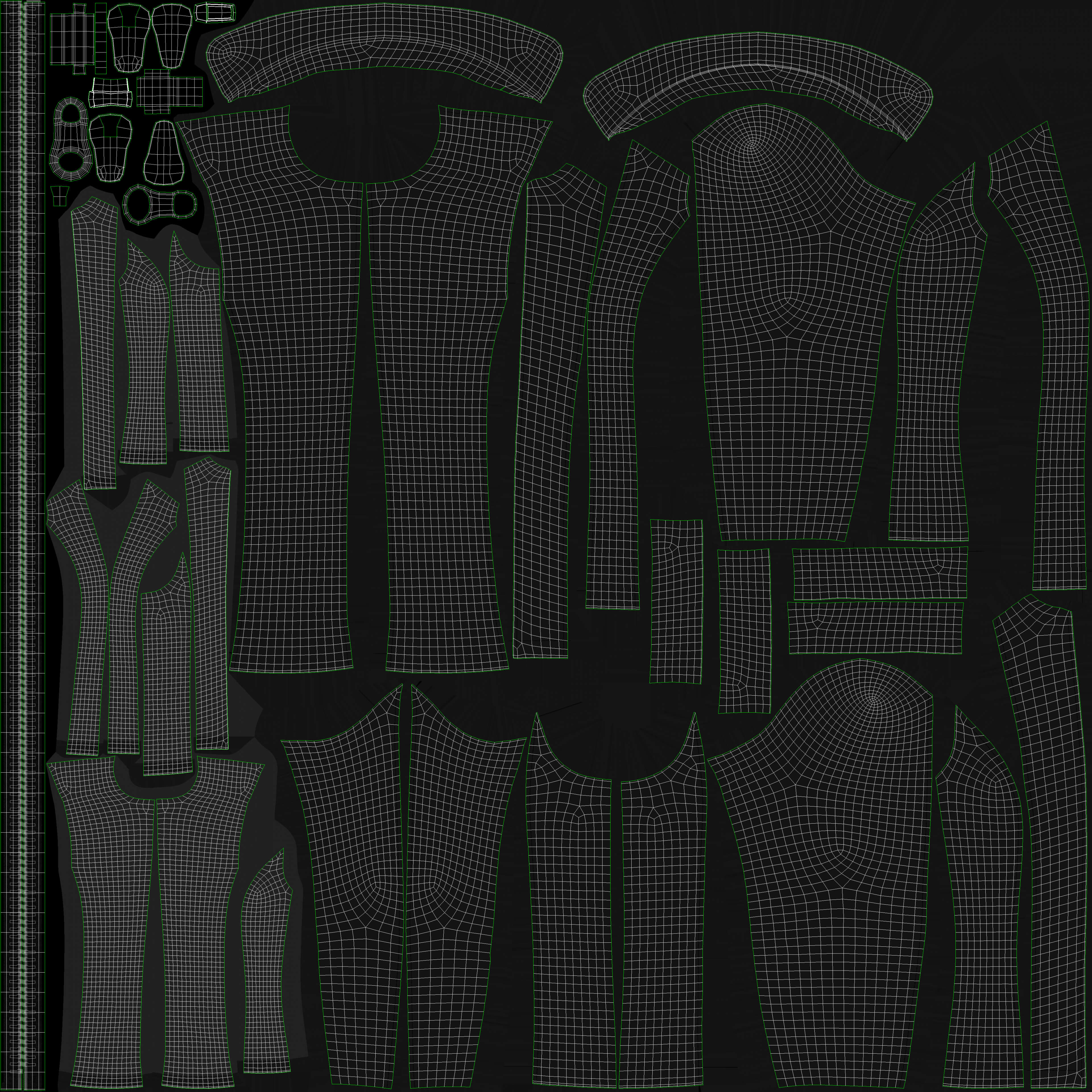 Leather Jacket Unbuttoned 3D Model 3D Model