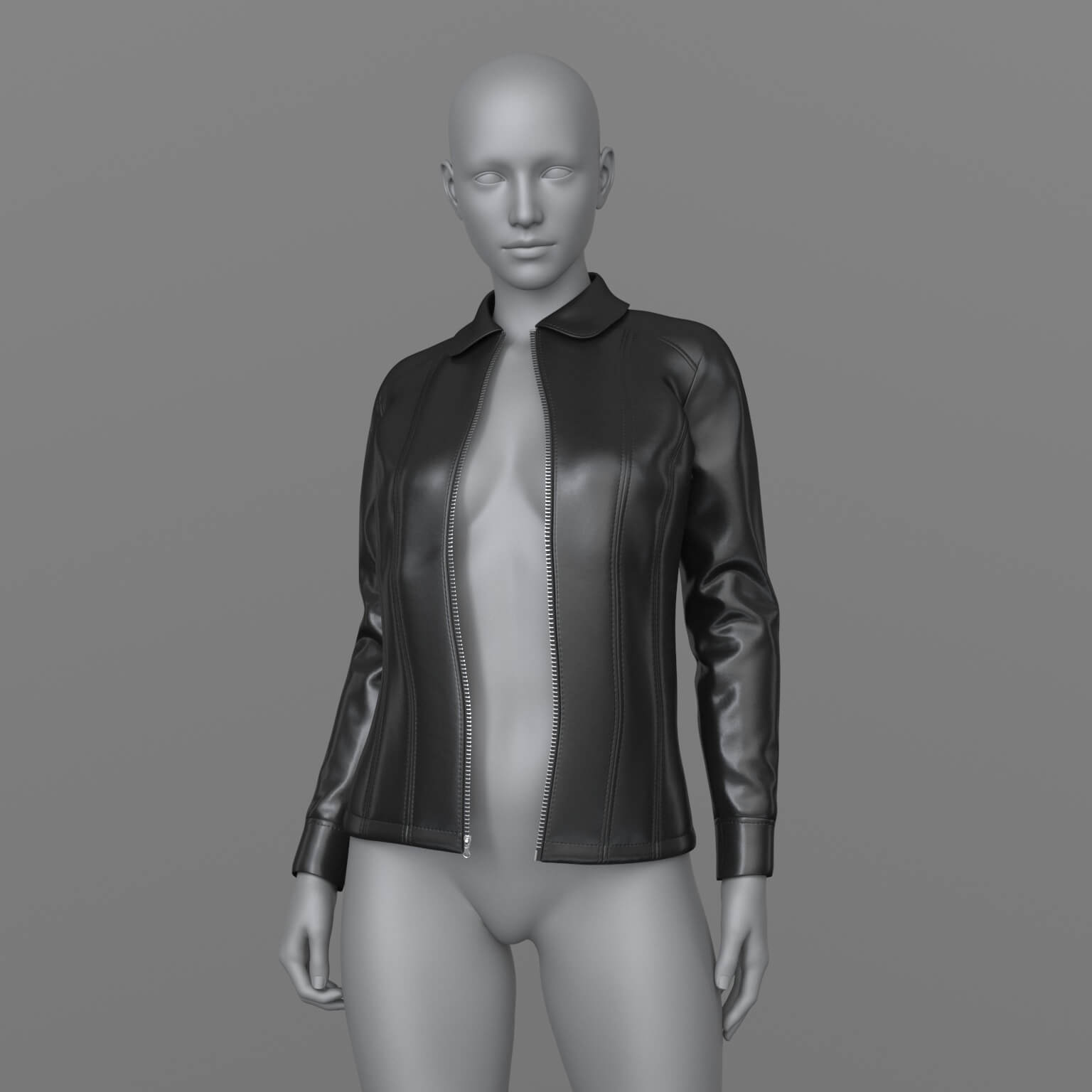 Leather Jacket Unbuttoned G8 DAZ Daz Content