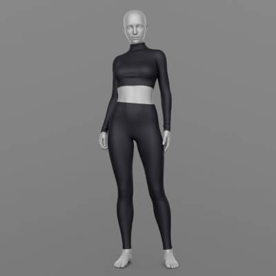 Leggings and Long Sleeve Top G8 Female