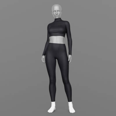 Leggings Long Sleeve Top and Socks 2v G8 Female