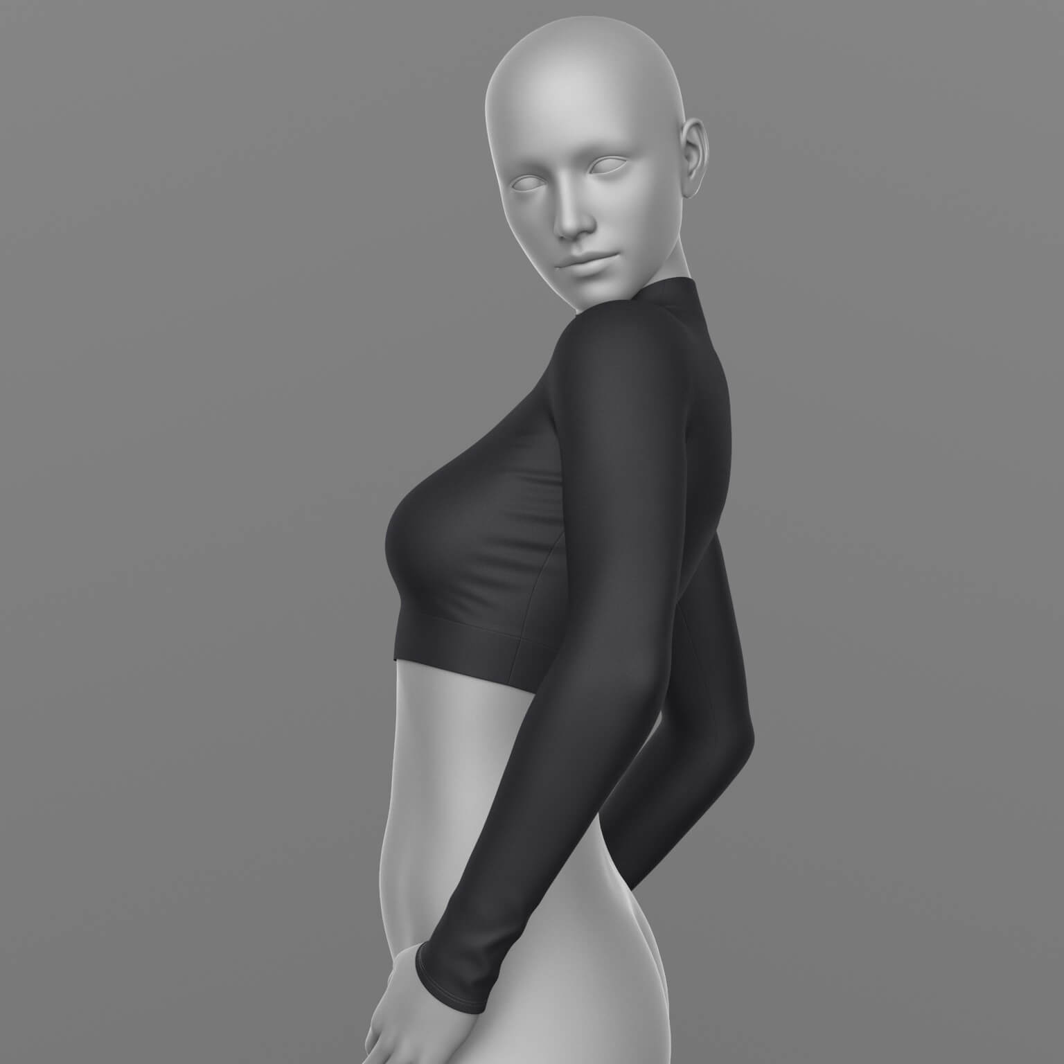 Leggings Long Sleeve Top Headphones G8 Female Daz Content