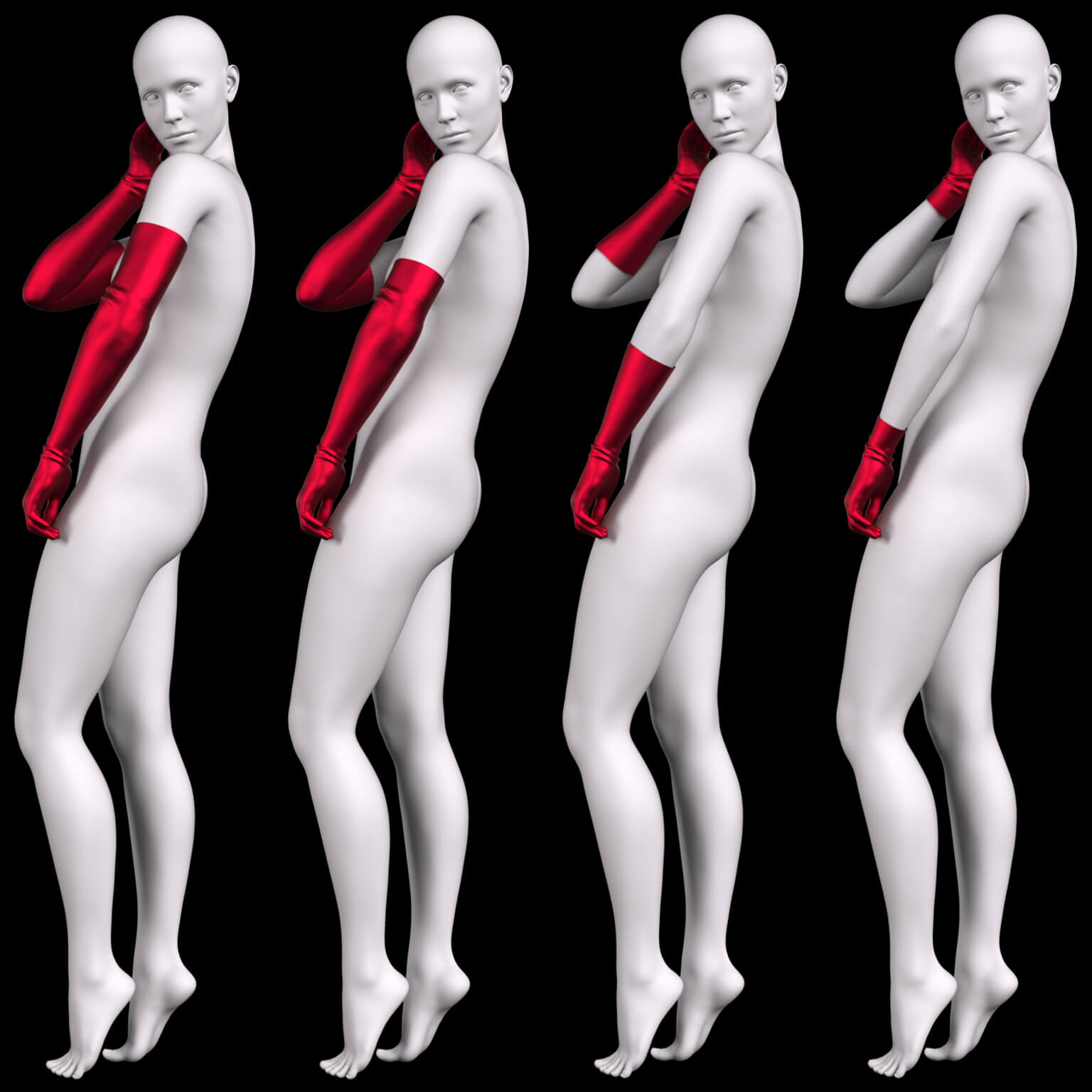 Long Gloves G9 Daz Content