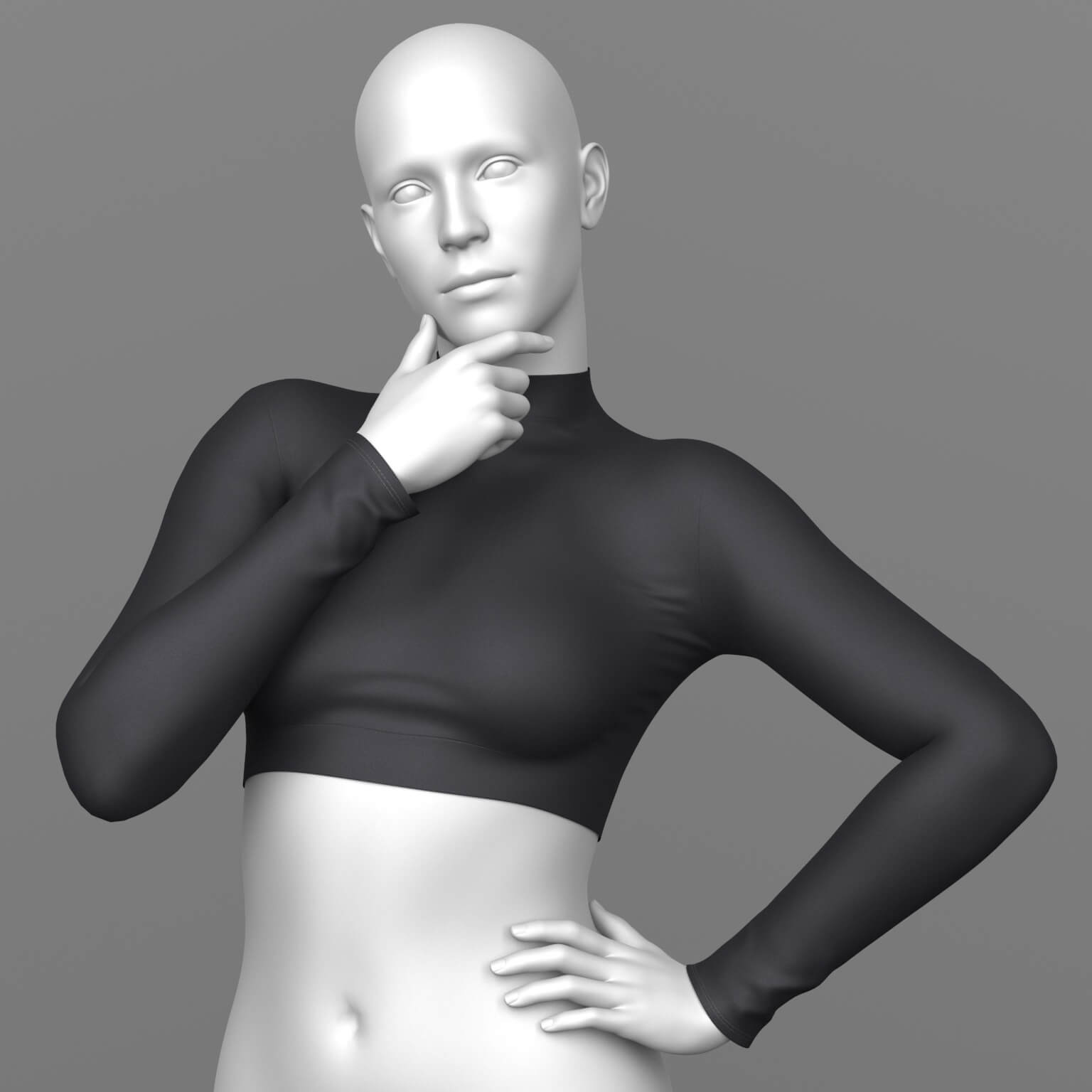 Long Sleeve Top G9 Daz Content