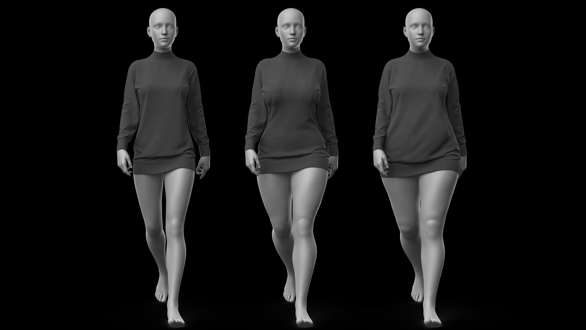 Long Sweater and Socks G8 Female Daz Content