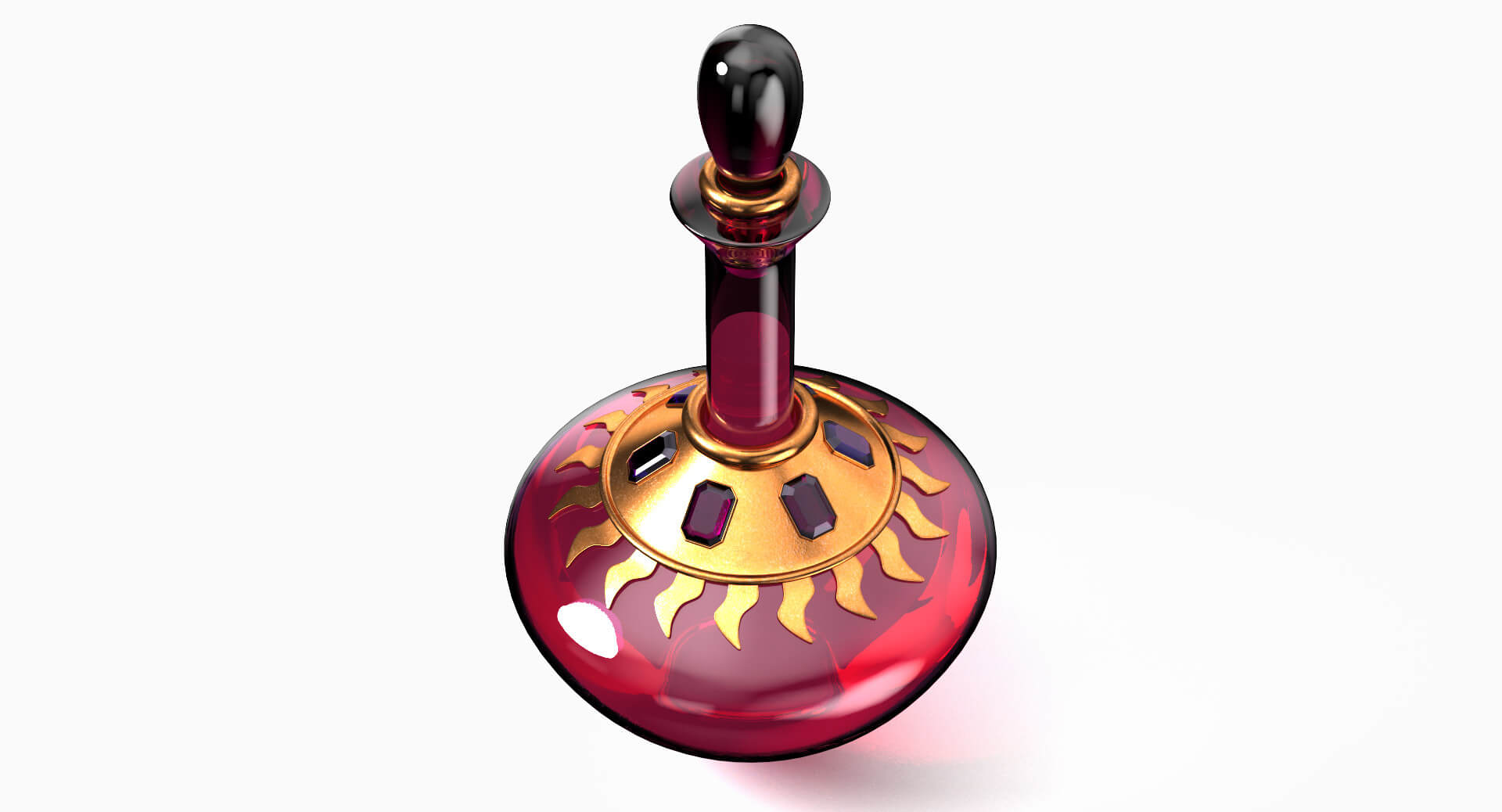 Magic Potion Red 3D Model