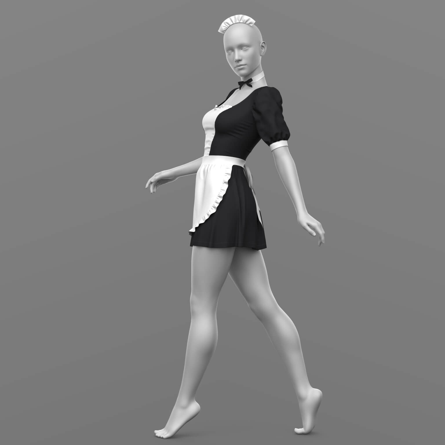 Maid Outfit G8 Female Daz Content