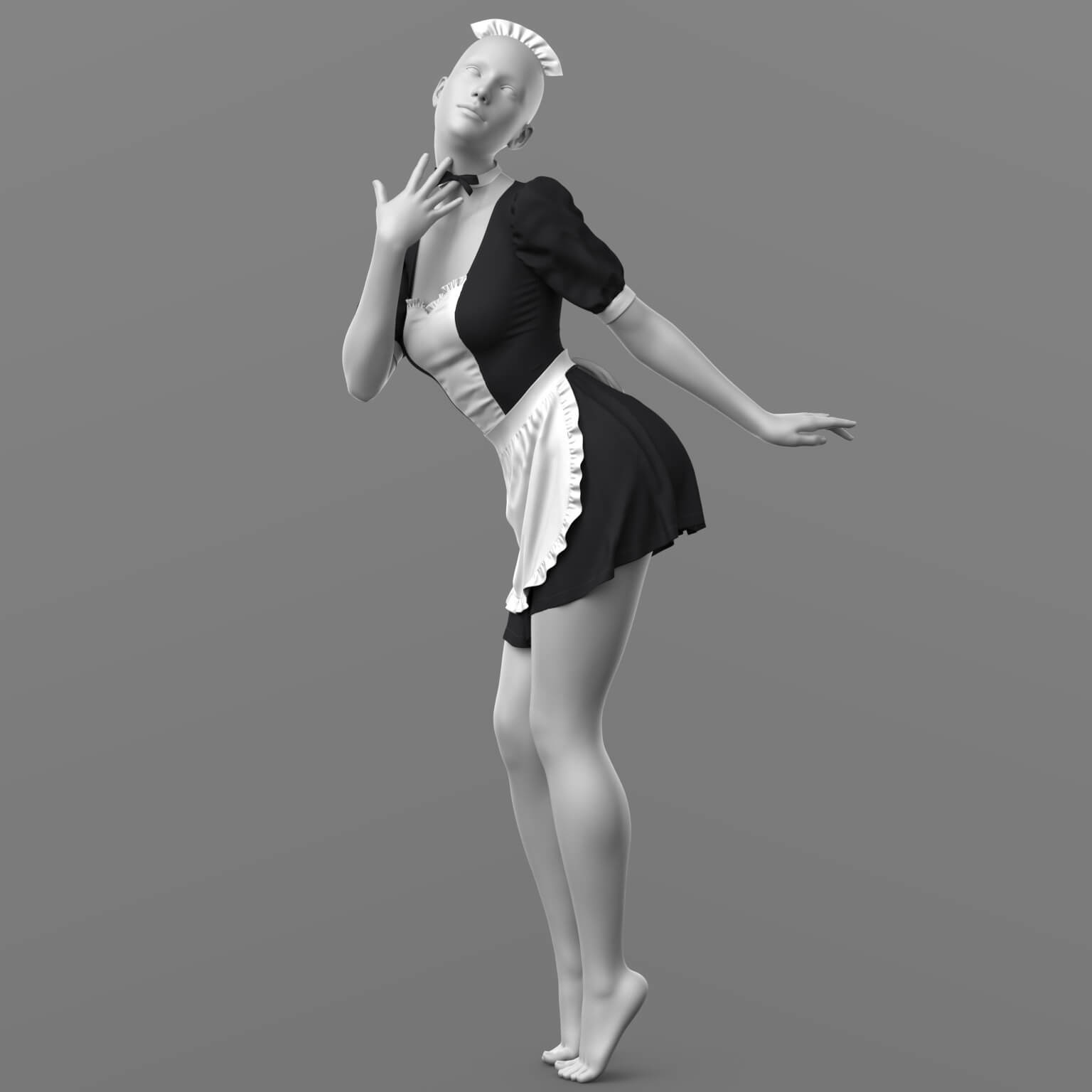 Maid Outfit G8 Female Daz Content