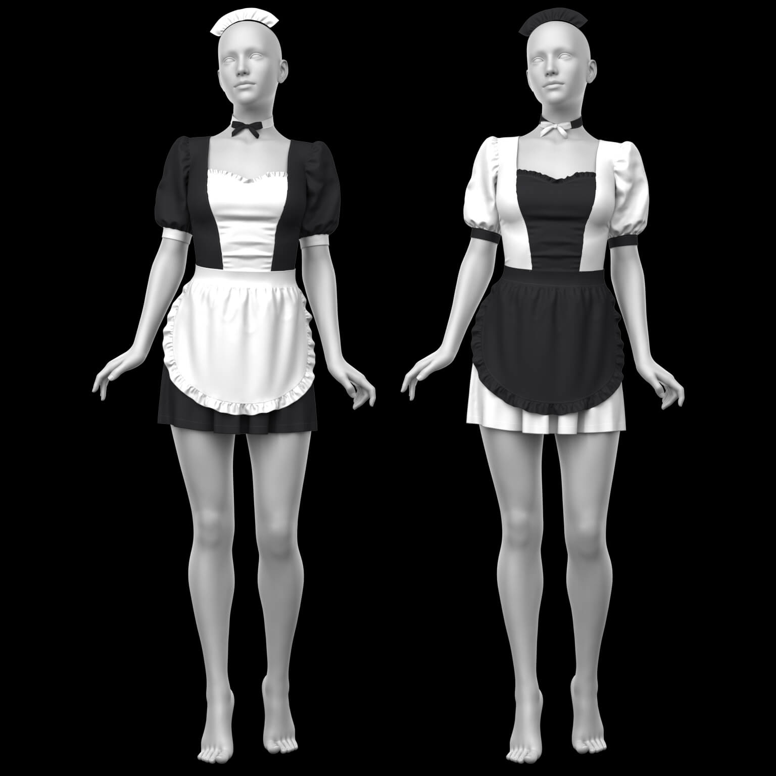 Maid Outfit G8 Female Daz Content