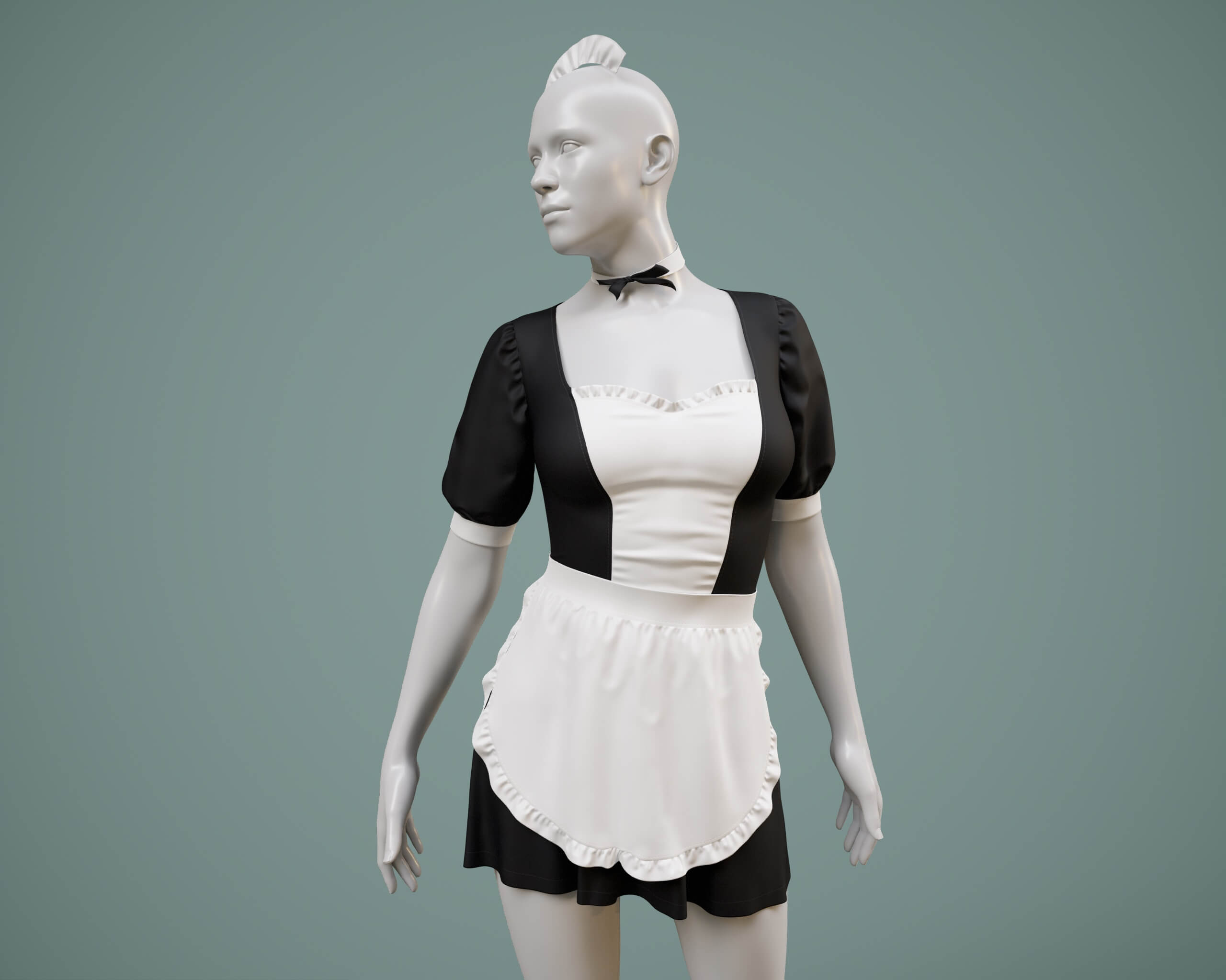 Maid Outfit G8F G9 Daz Content