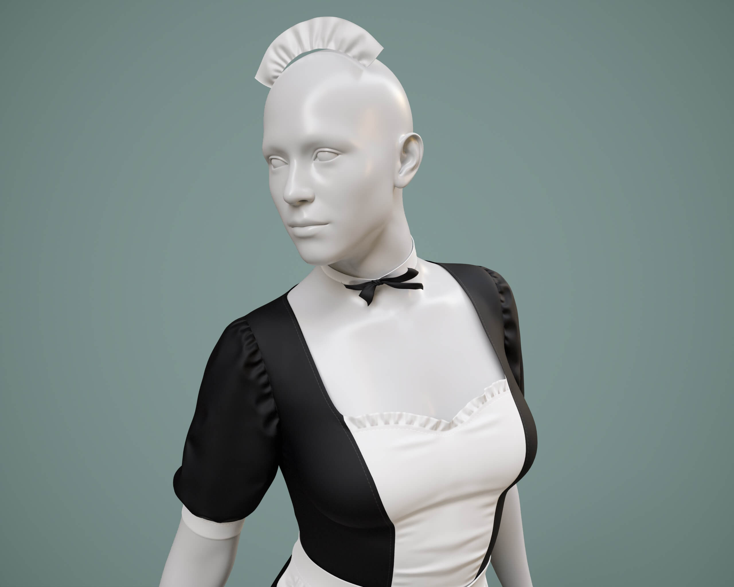 Maid Outfit G8F G9 Daz Content