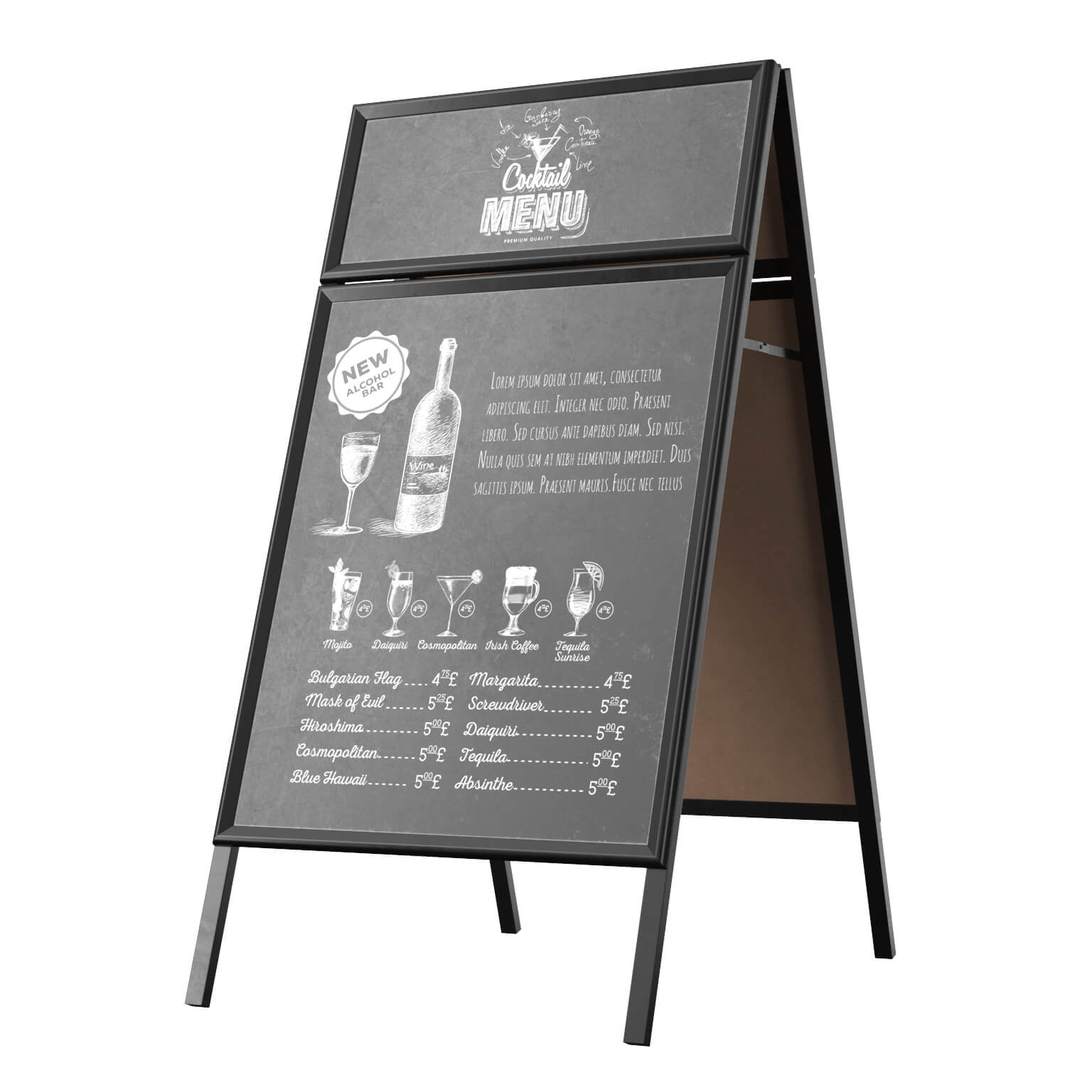 Menu Chalk 02v Daz Daz Content