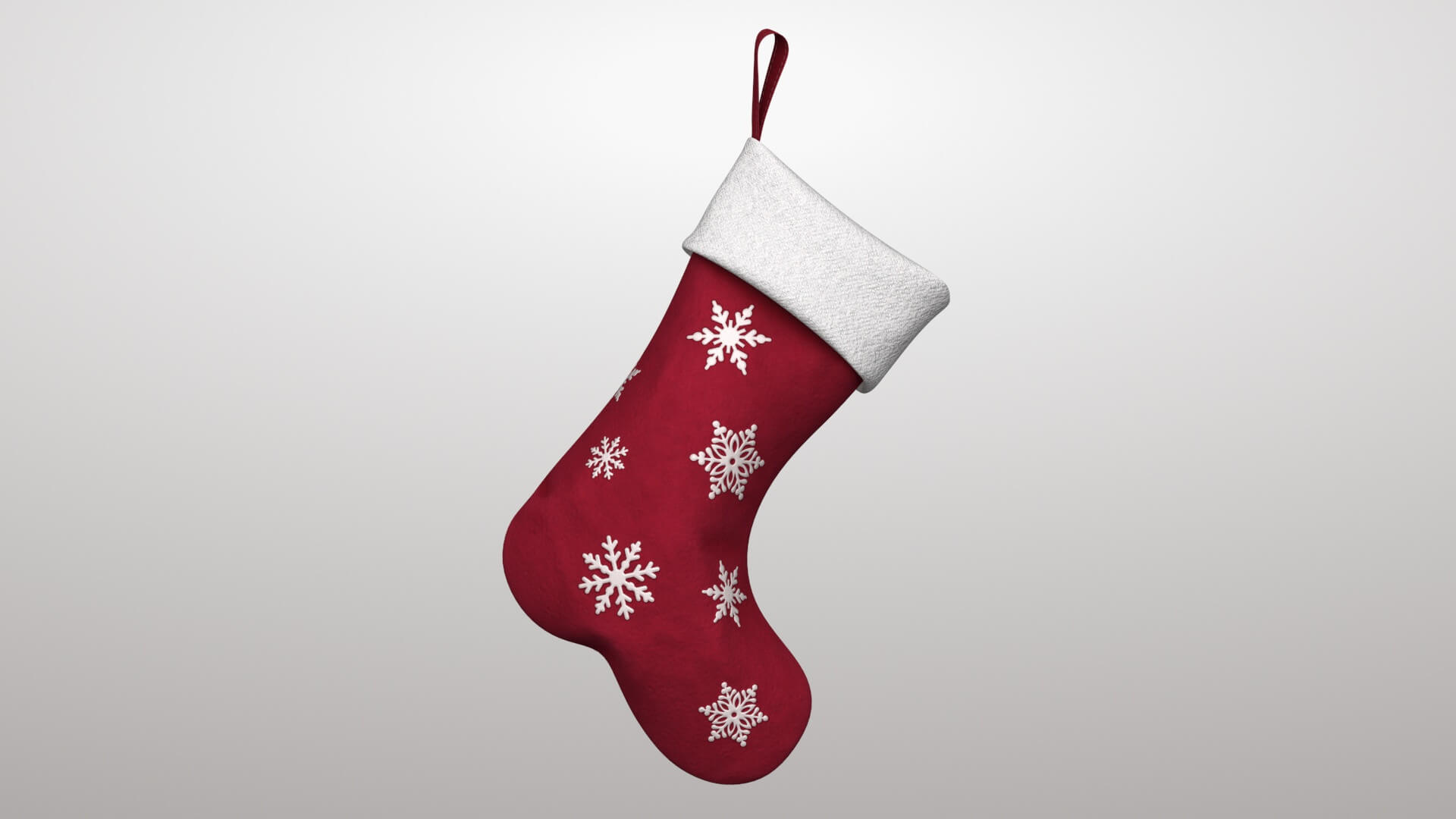 New Year Sock 3D Model