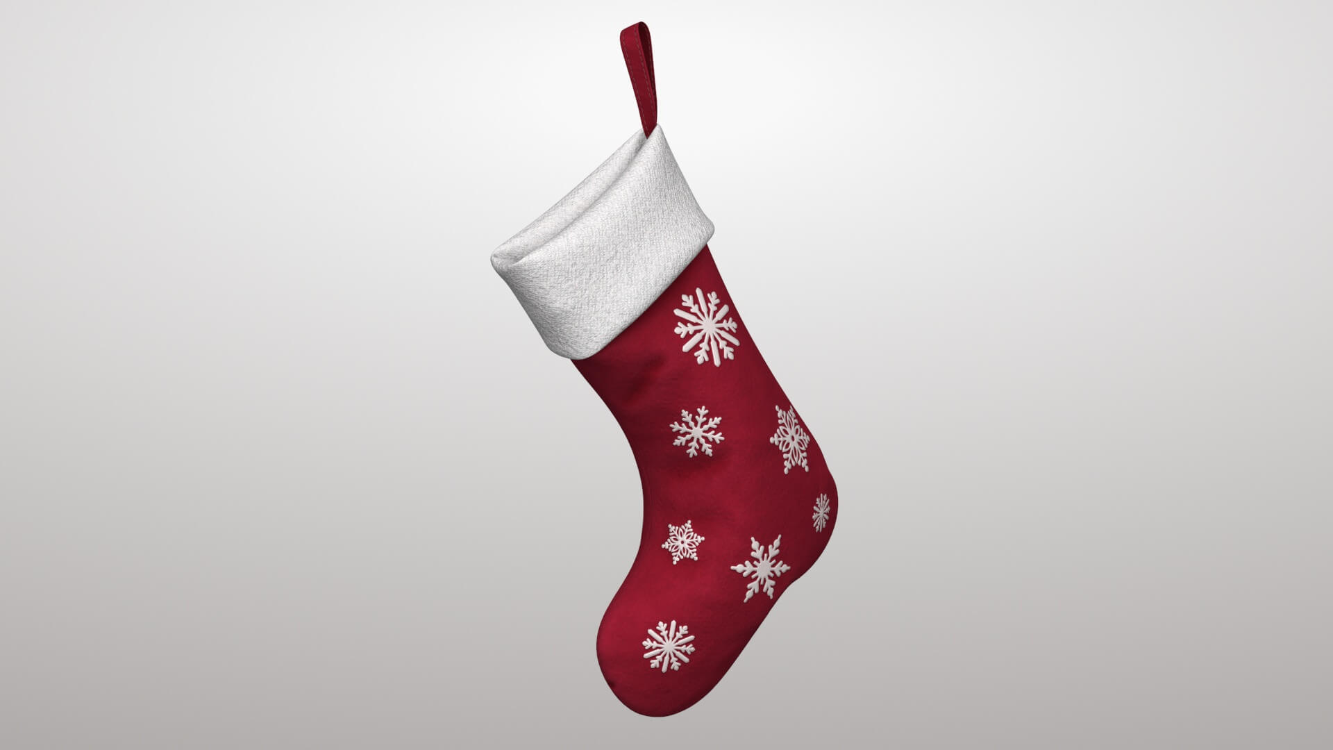 New Year Sock 3D Model