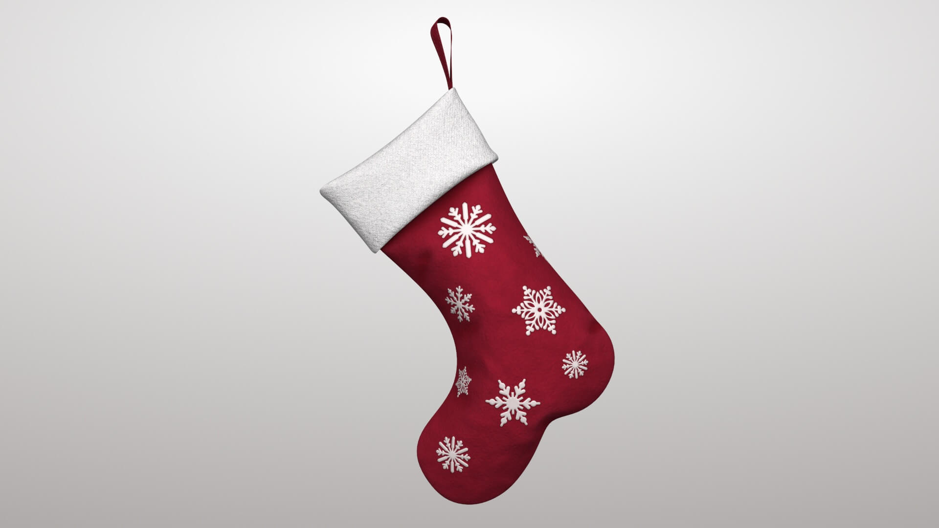 New Year Sock 3D Model