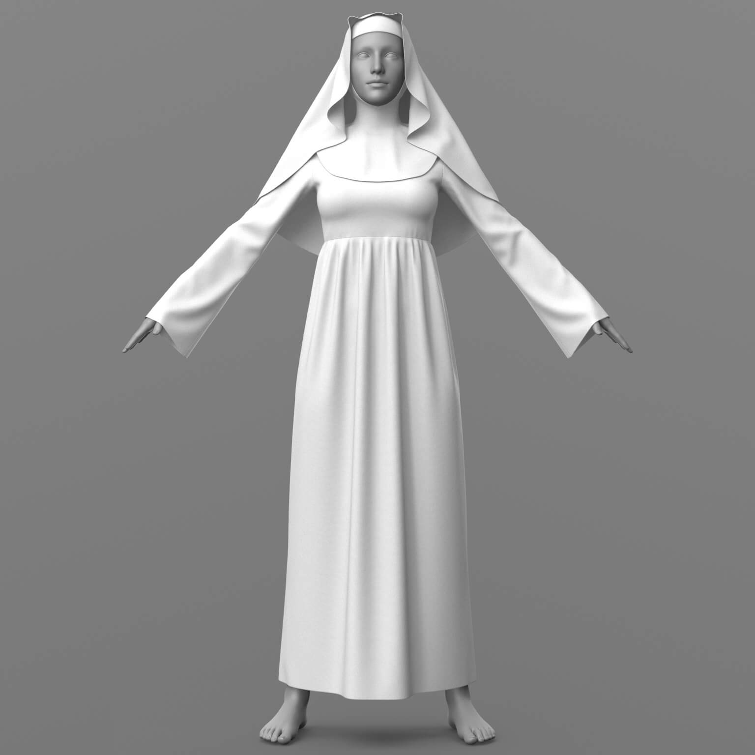 Nuns Clothes G8 Female Daz Content