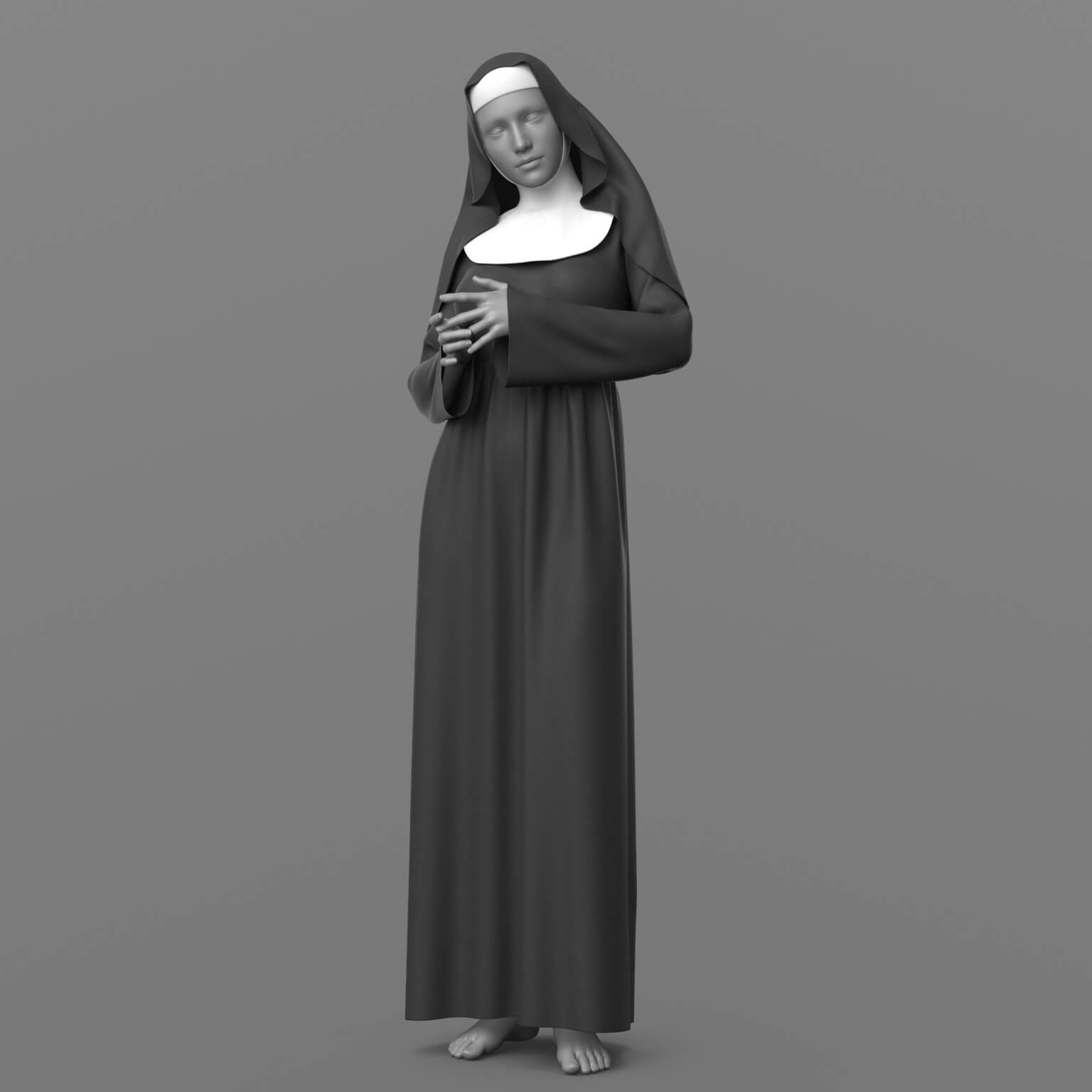 Nuns Clothes G8 Female Daz Content