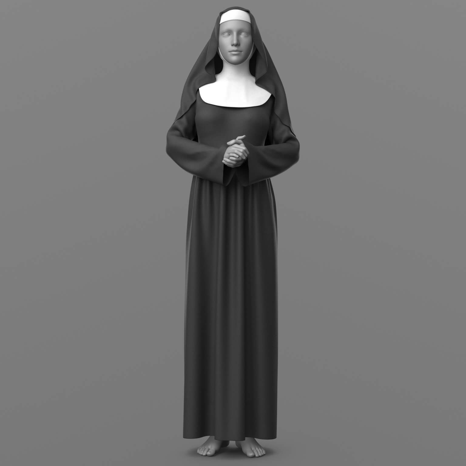 Nuns Clothes G8 Female Daz Content