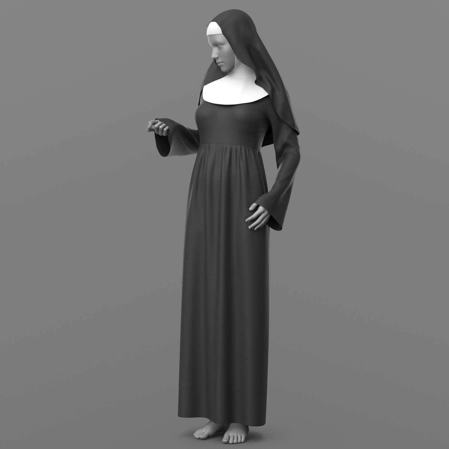 Nuns Clothes G8 Female Daz Content