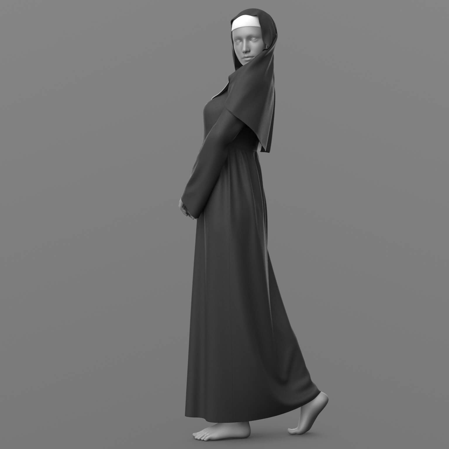 Nuns Clothes G8 Female Daz Content