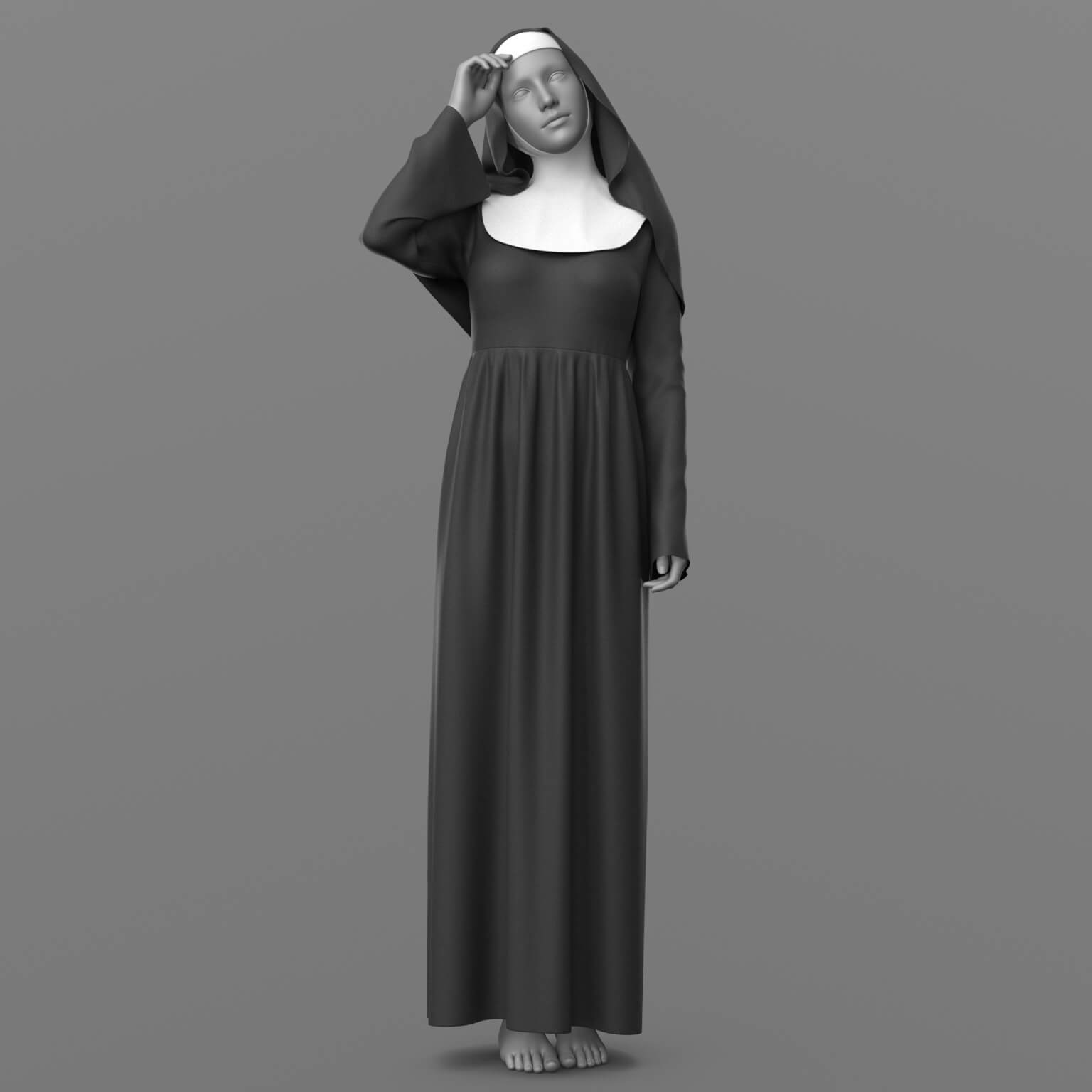Nuns Clothes G8 Female Daz Content