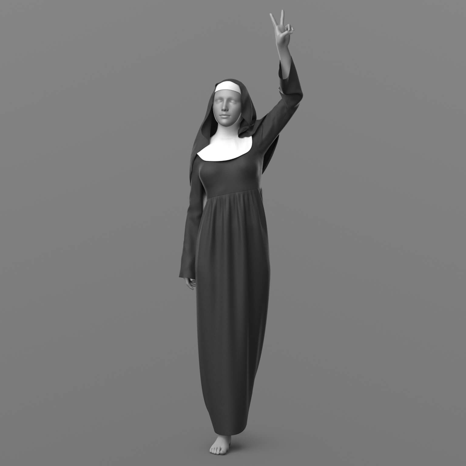 Nuns Clothes G8 Female Daz Content
