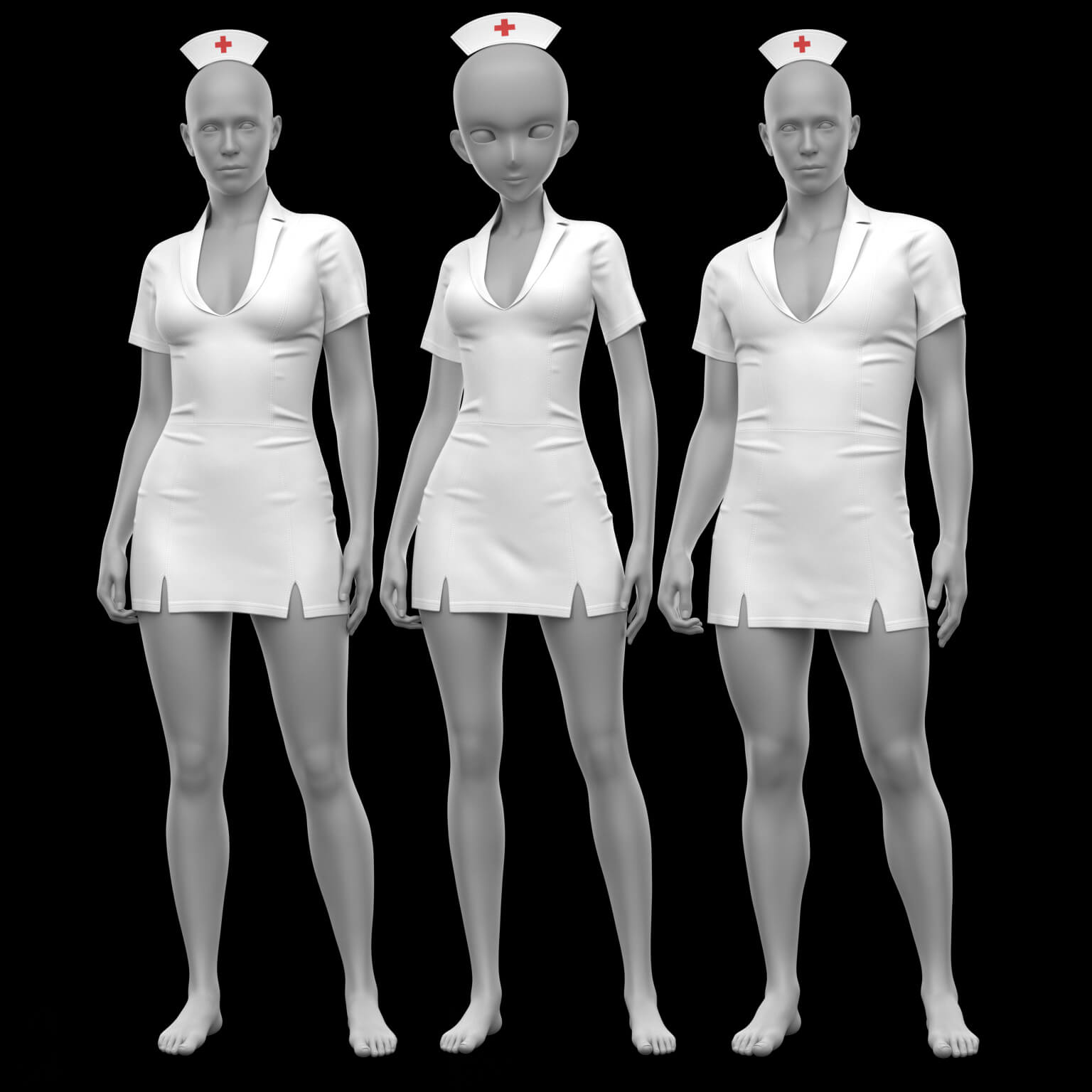 Nurse Outfit G9 Daz Content
