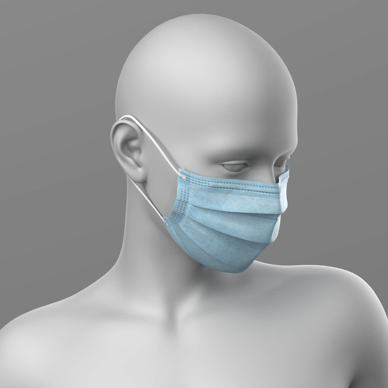 Nurse Outfit Surgical Gloves Mask Syringe G9 Daz Content