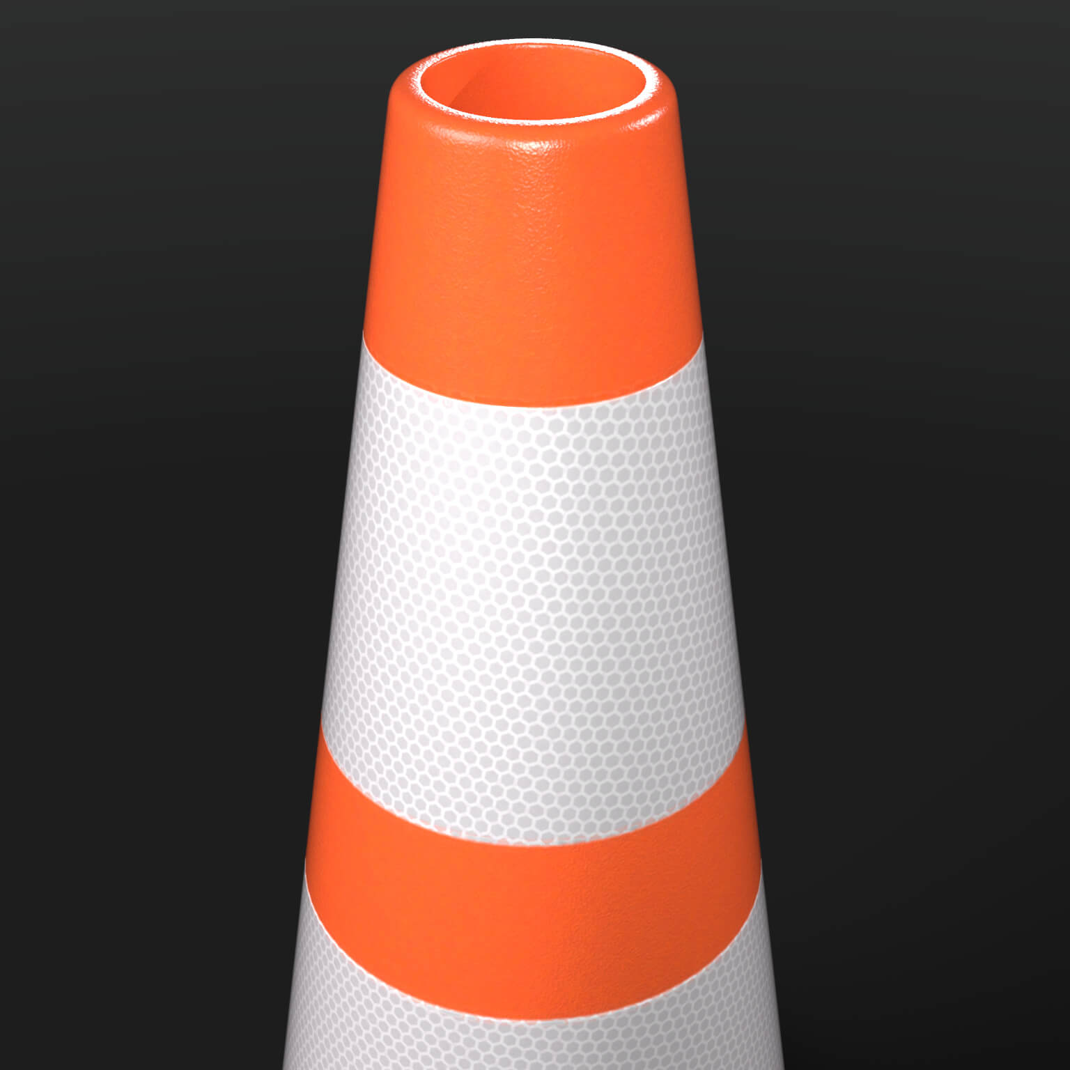 Traffic Orange Cone 2 in 1 Daz Content
